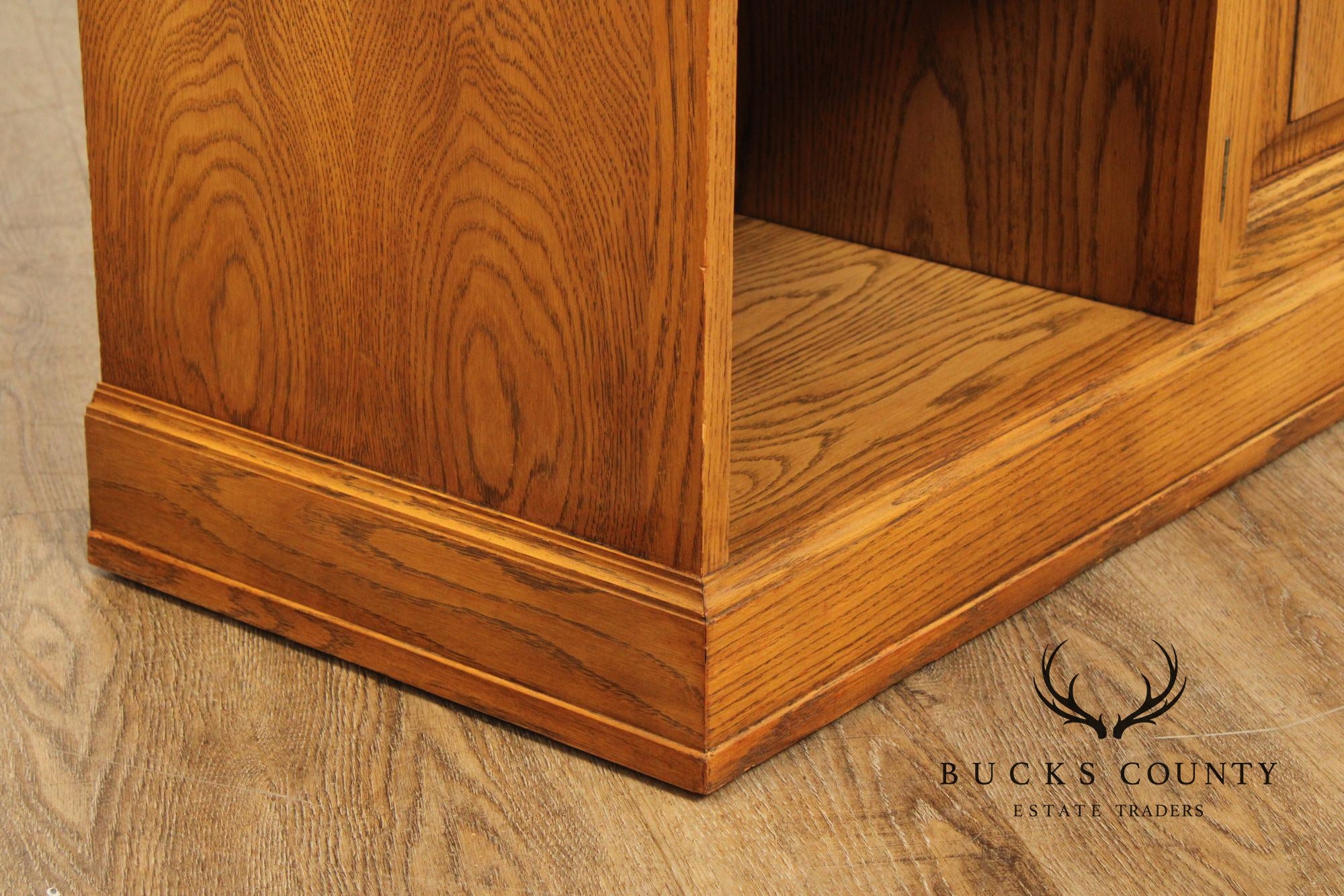 Romweber Viking Oak Bookcase Office Credenza
