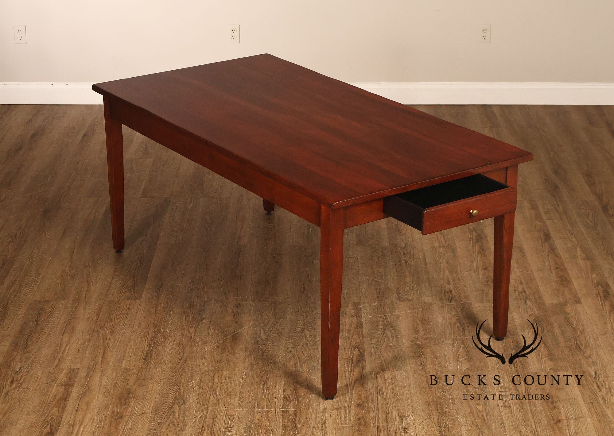 Wright Shaker Style Cherry Dining Table Farmhouse Table
