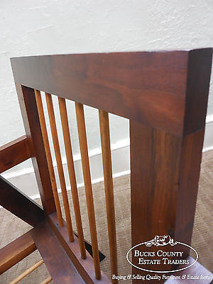 Hand Crafted Bucks County Studio Walnut Arm Chair