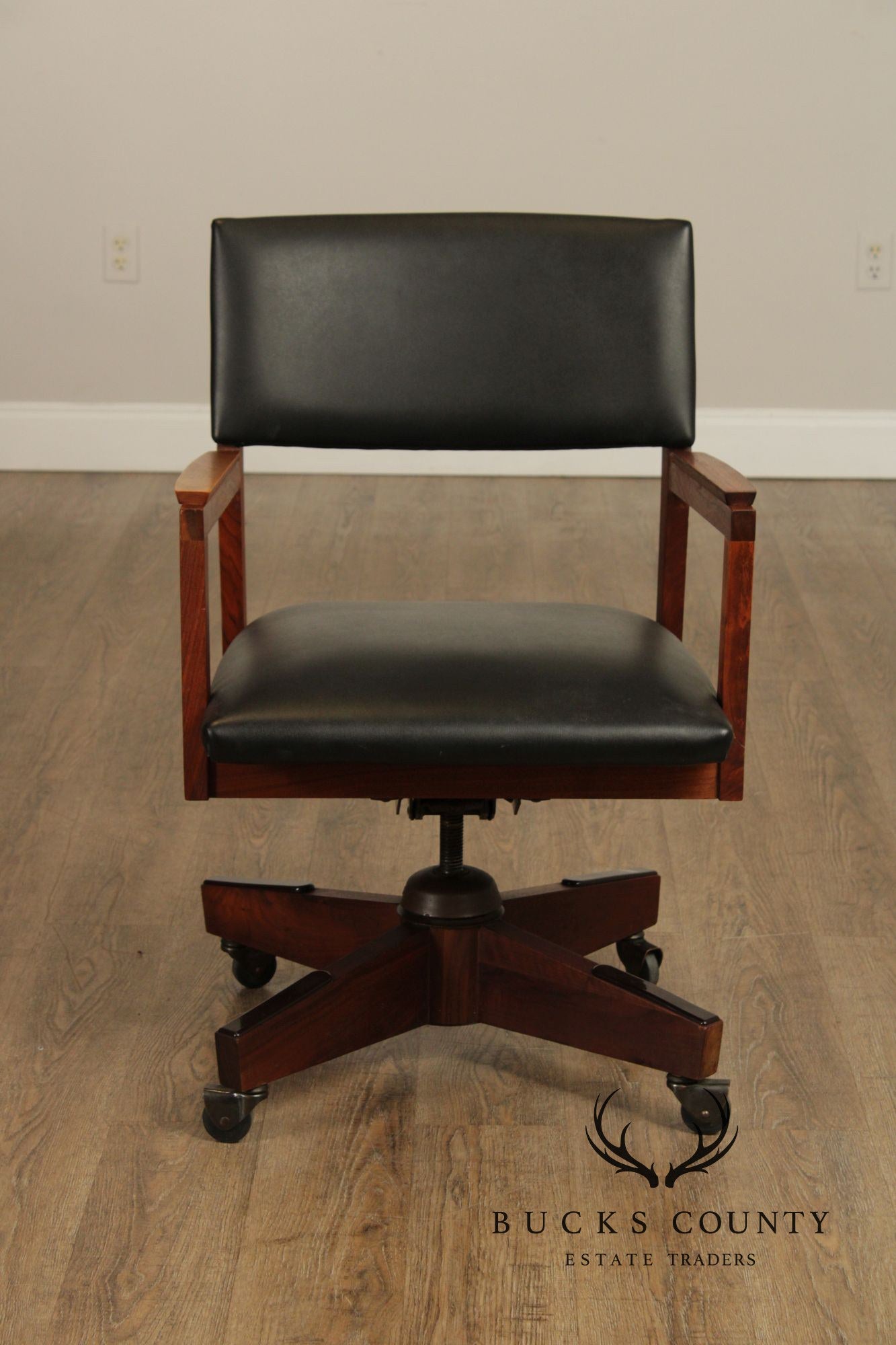 Mid Century Modern Swivel Desk Chair