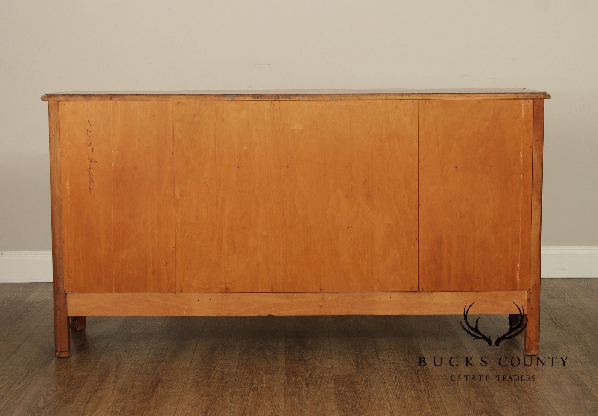 Vintage French Provincial Walnut Sideboard Buffet