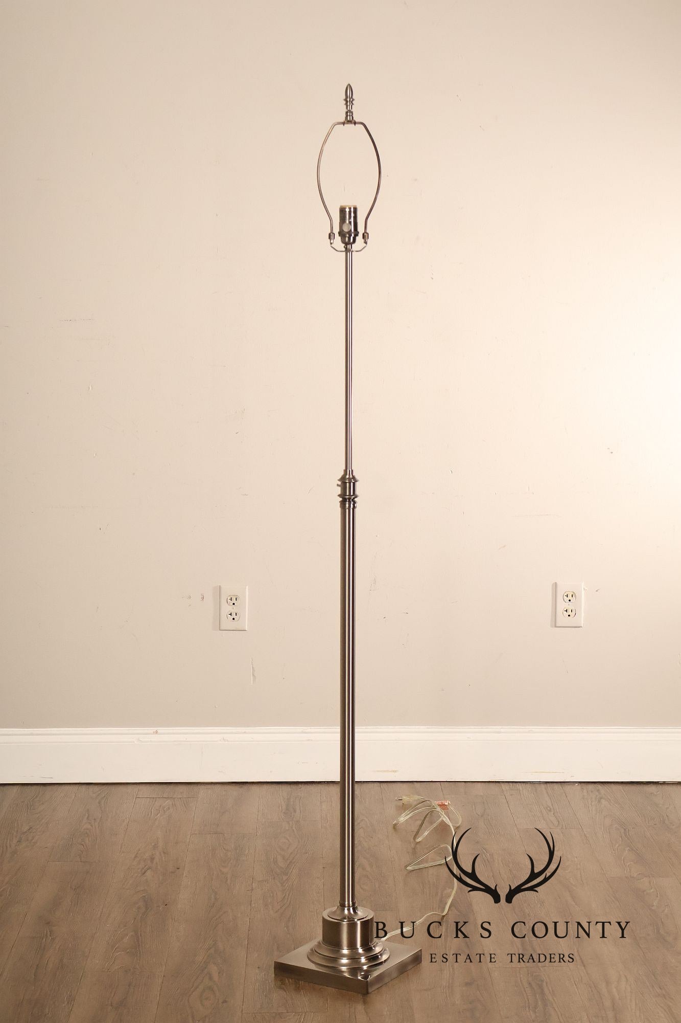 Restoration Hardware Adjustable Height Steel Floor Lamp