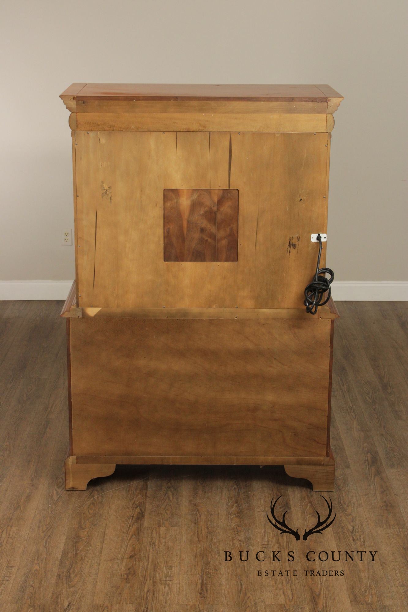 Century British National Trust Collection Burlwood Armoire