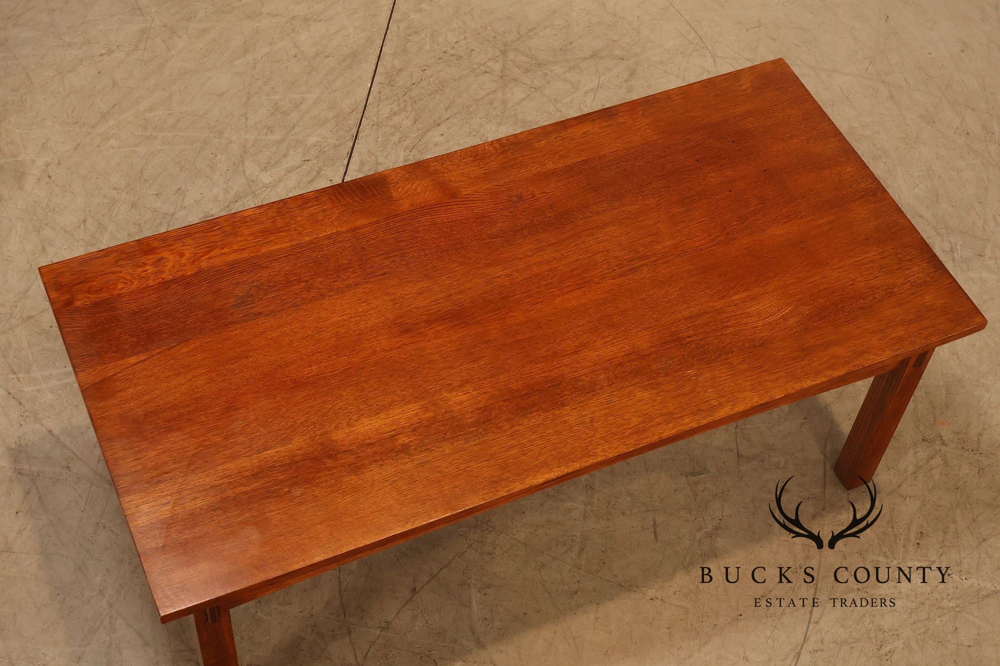 Stickley Mission Collection Oak Cocktail Table