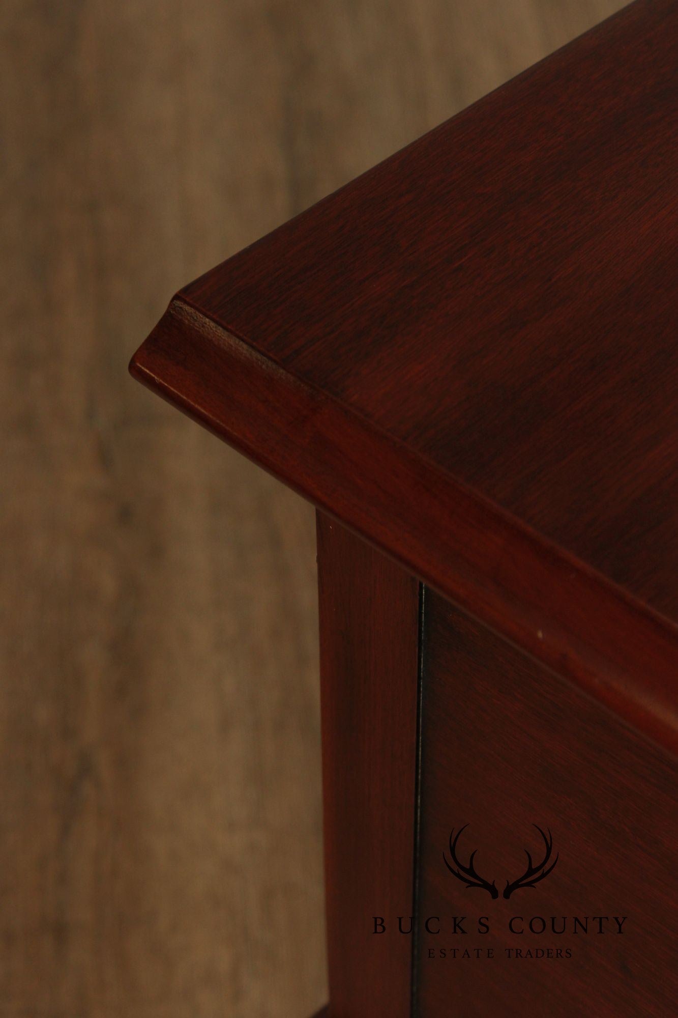 Henkel Harris Queen Anne Style Mahogany Lowboy