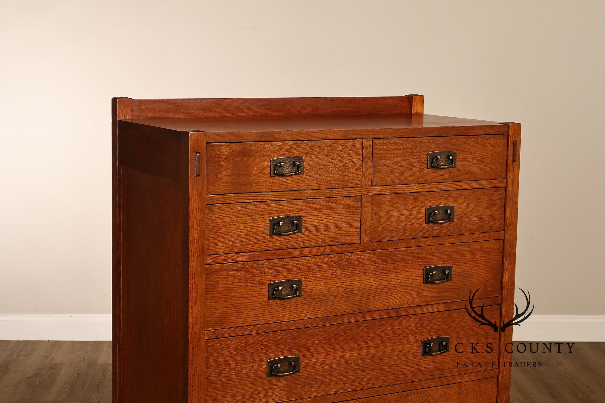 Stickley Mission Collection Oak Eight-Drawer Chest