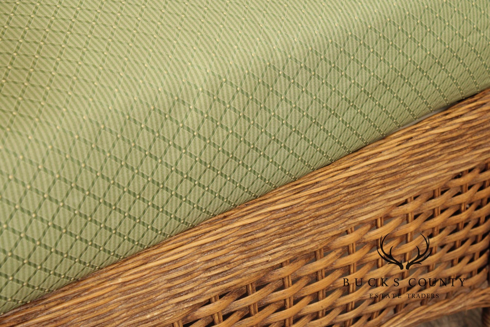 Braxton Culler Pair of Wicker Lounge Chairs