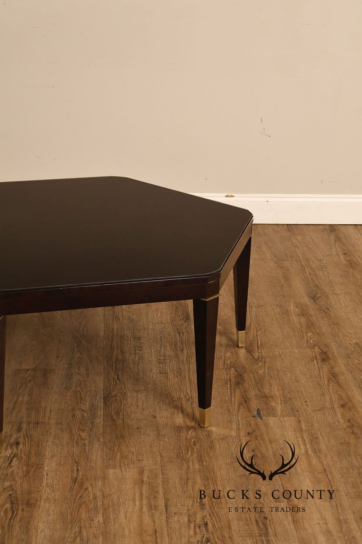 Councill Furniture Hexagonal Glass Top Coffee Table