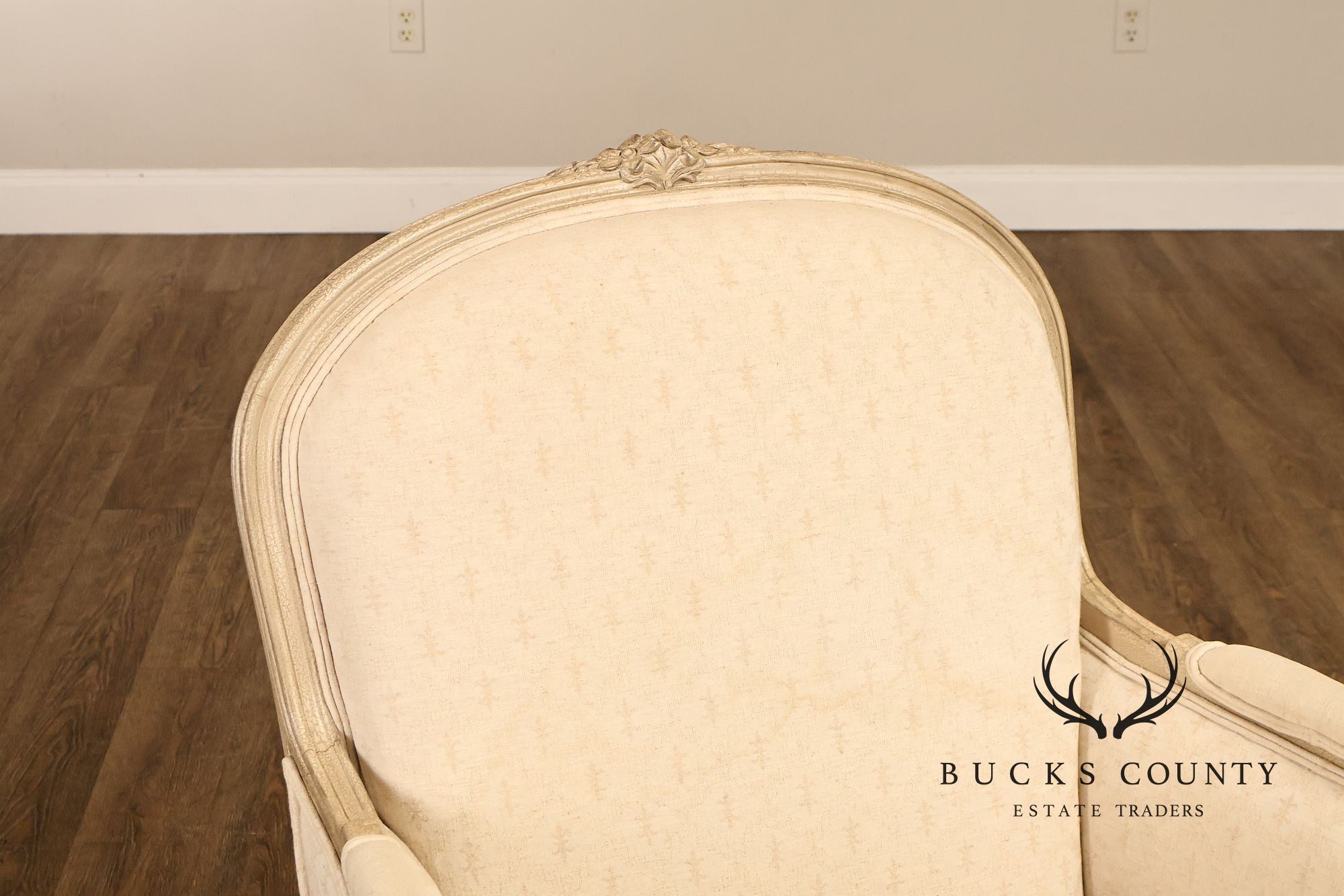Pama Furniture Inc French Provincial Style Bergere Armchair