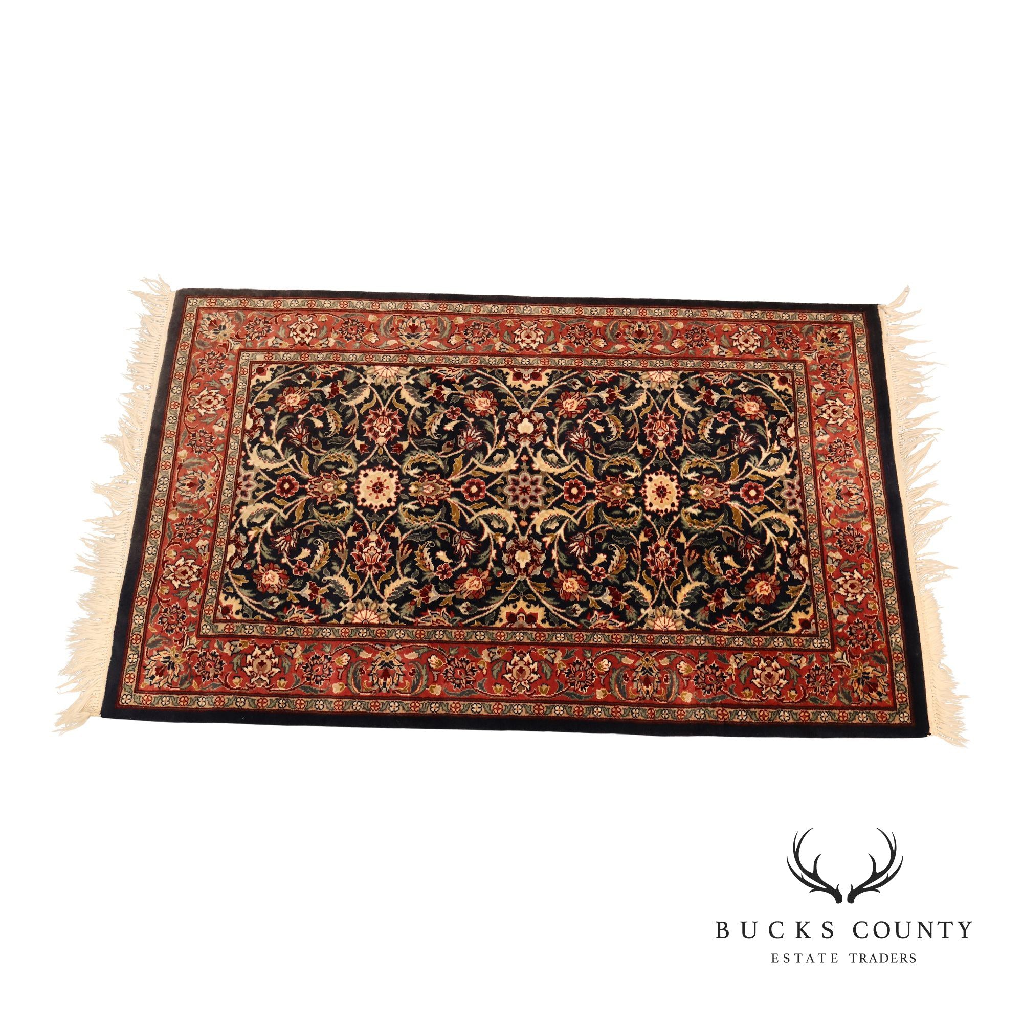 Persian Kashan Style Hand Tied Rug — 31"  x 55"