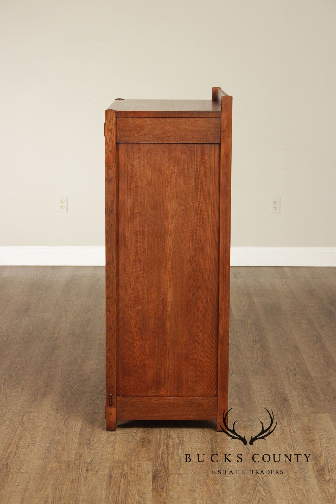 Stickley Mission Collection Oak Tall Chest Of Drawers