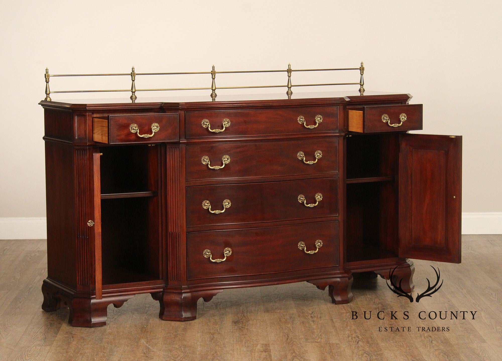 Henkel Harris Georgian Style Mahogany Sideboard