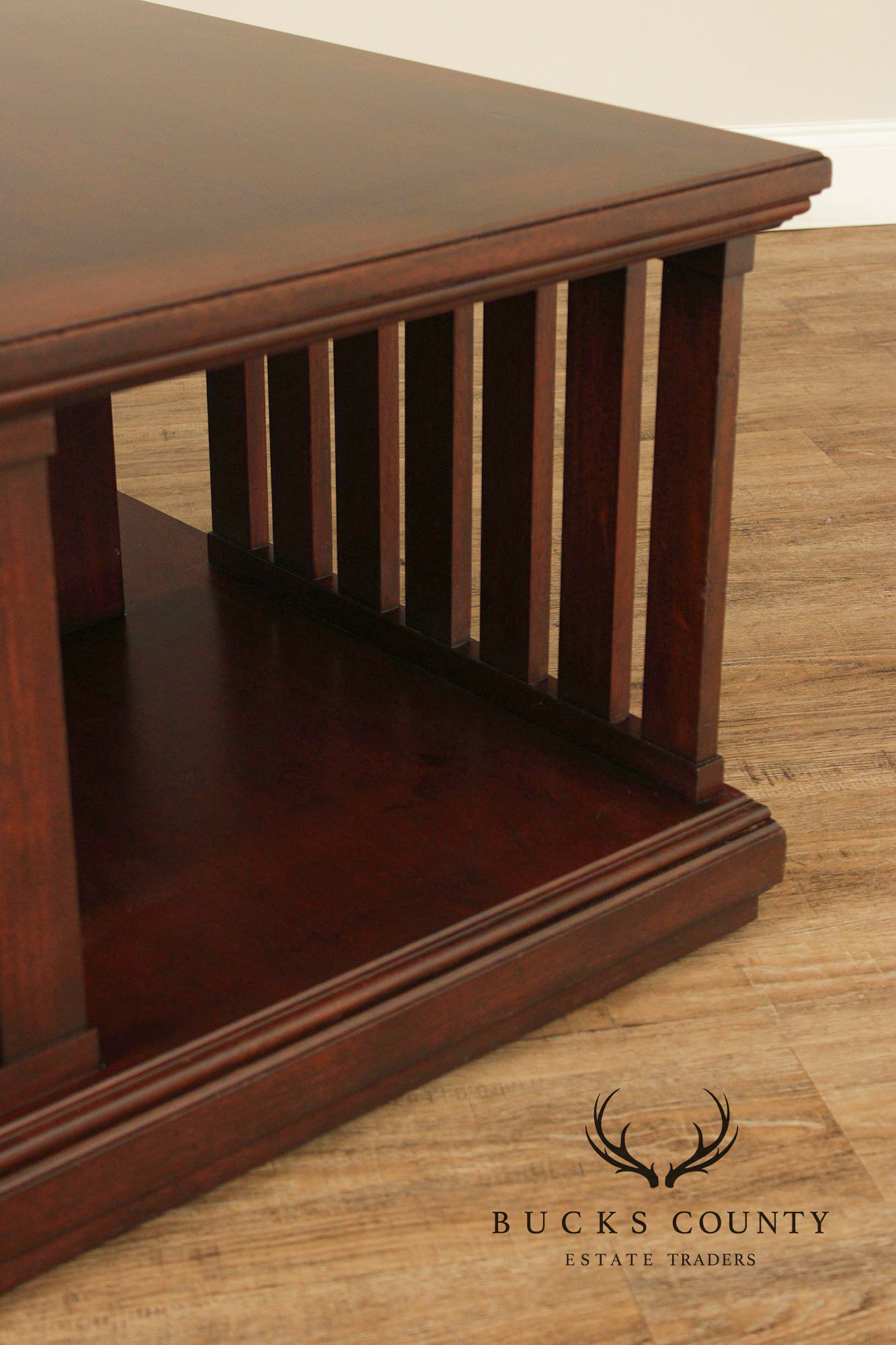 Ralph Lauren 42 Inch Square Mahogany Coffee Table