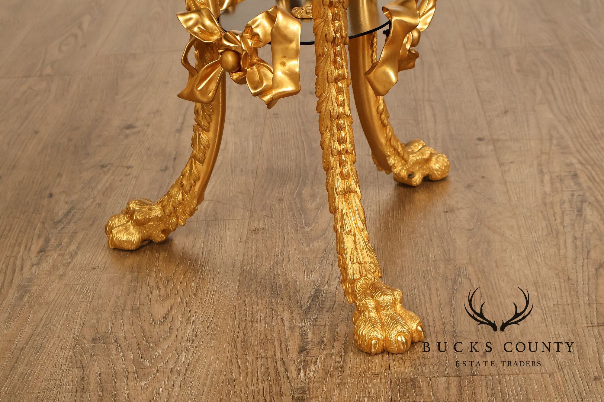 Fine Quality Bronze And Marble Louis XVI Style Gueridon Table