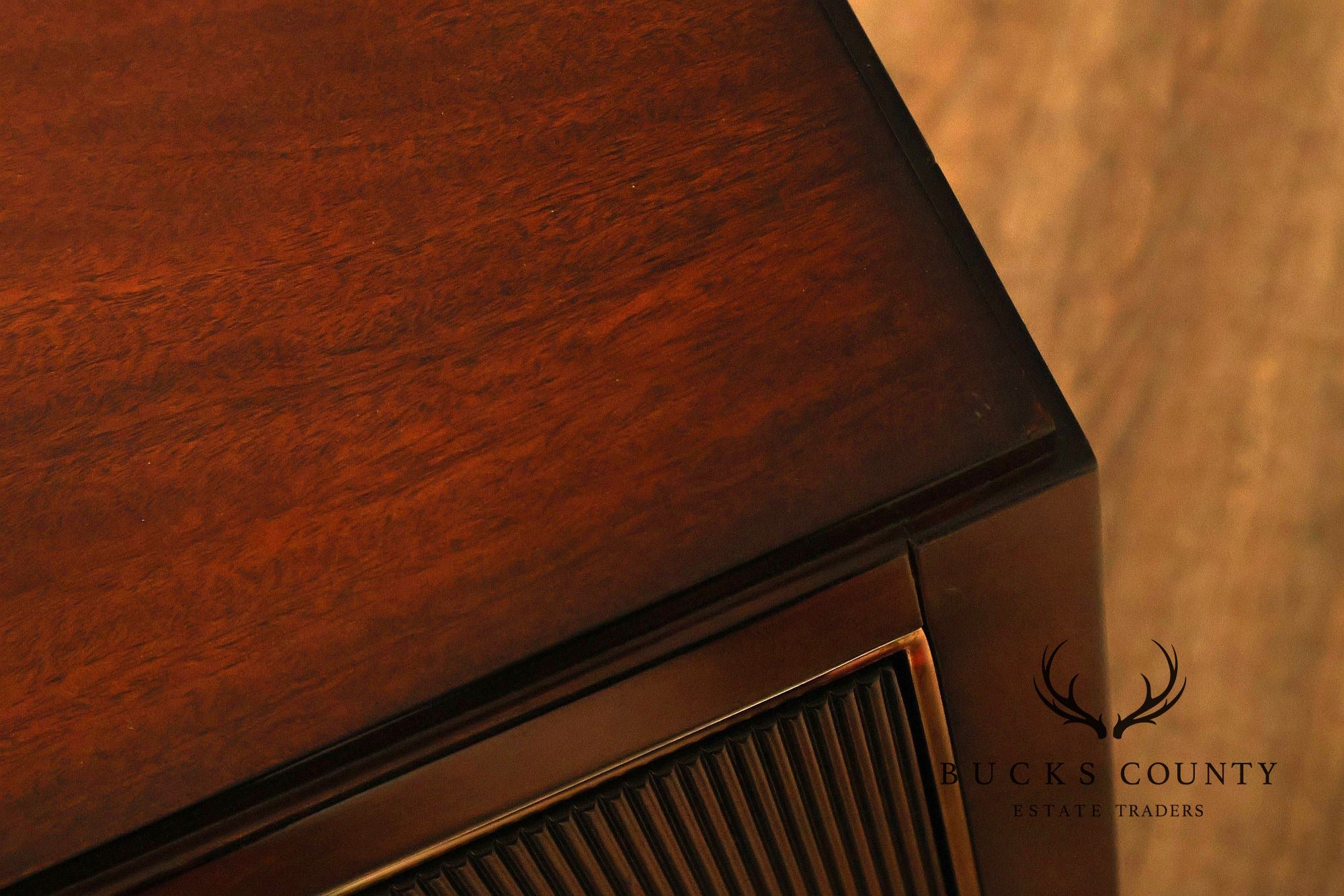 Caracole Modern Nine Drawer Mahogany Long Dresser