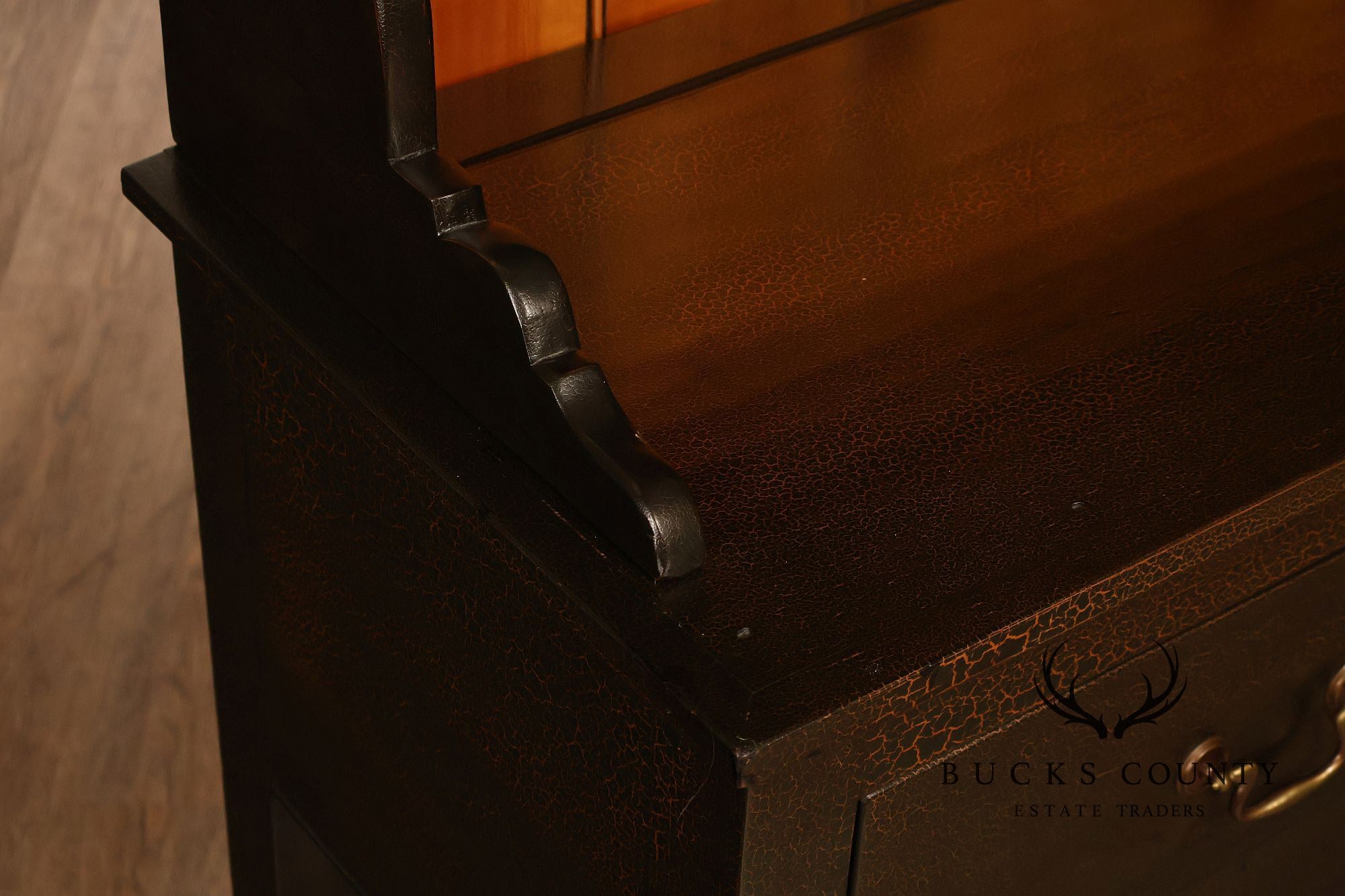 Stephen Von Hohen Country Style Pine Stepback Hutch