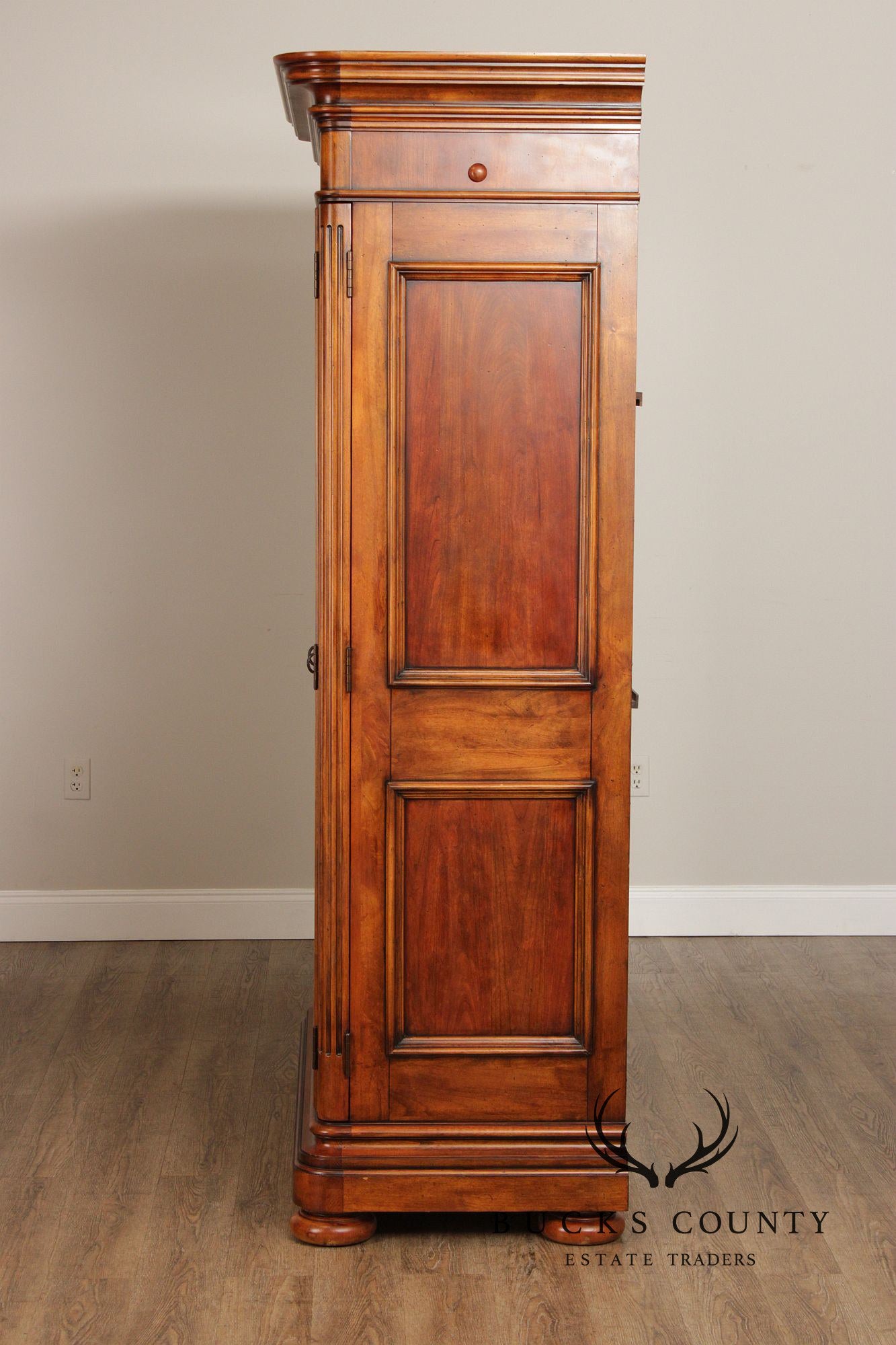 Ethan Allen 'Tuscany' Carved Two Door Armoire