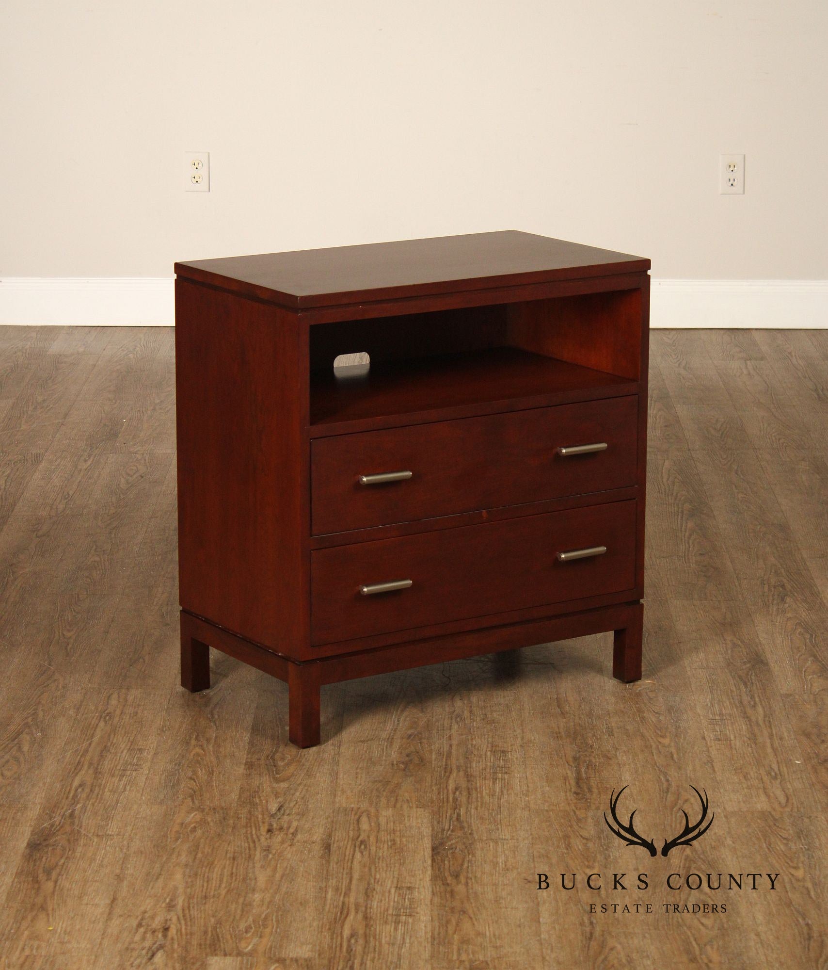 Pair Of Stickley Metropolitan Collection Cherry Nightstands