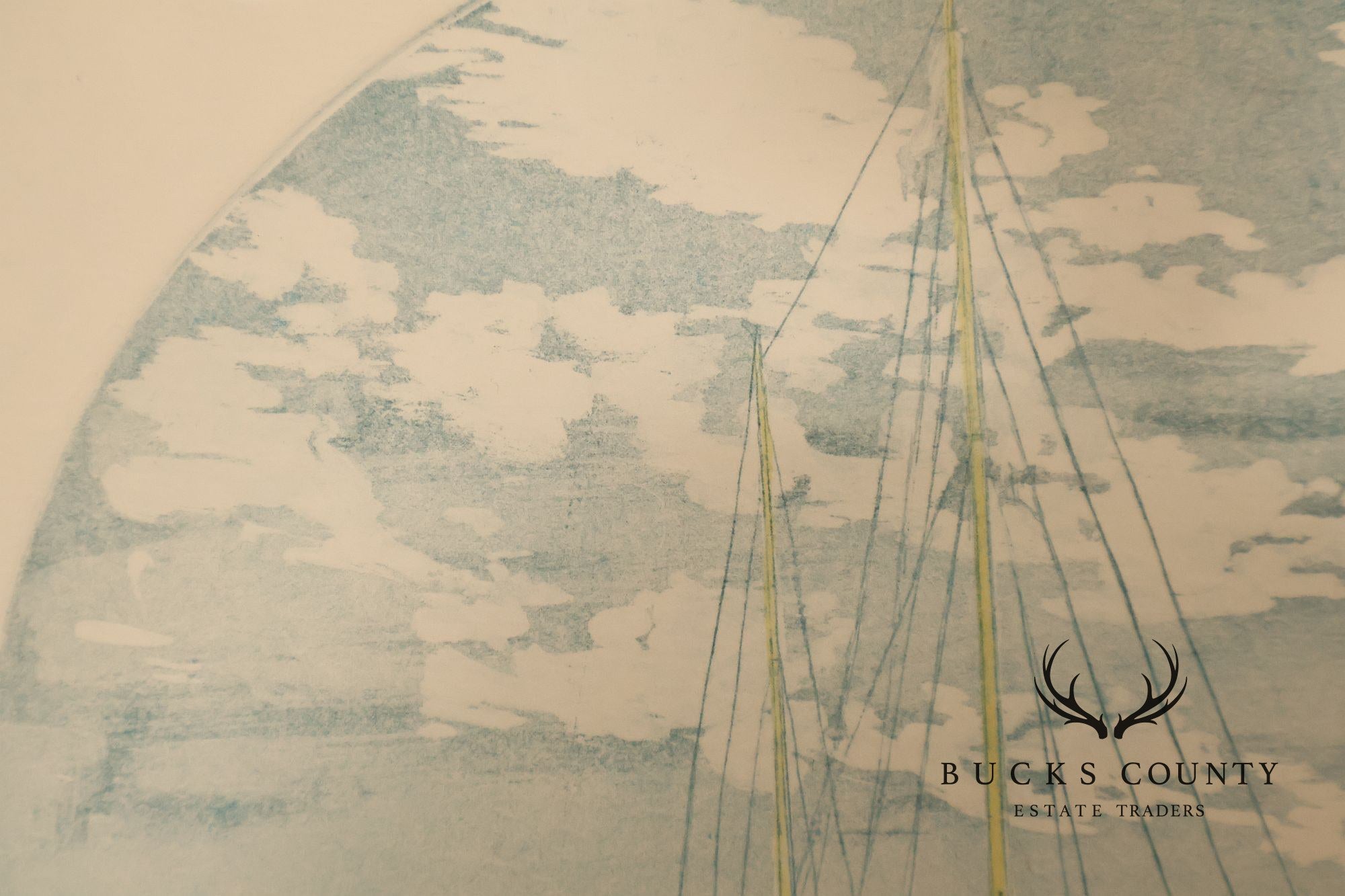 D. Whitehead Numbered Print, 'Six Knots Two Bells From Port'