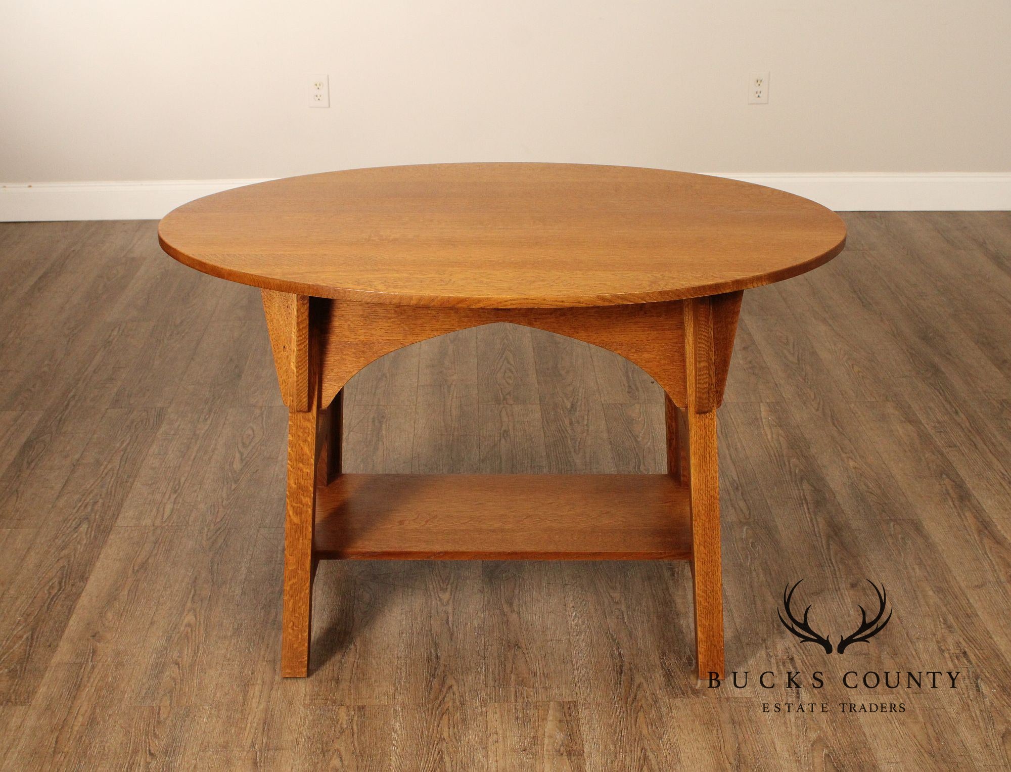 Stickley Mission Collection Oak Limbert Library Table