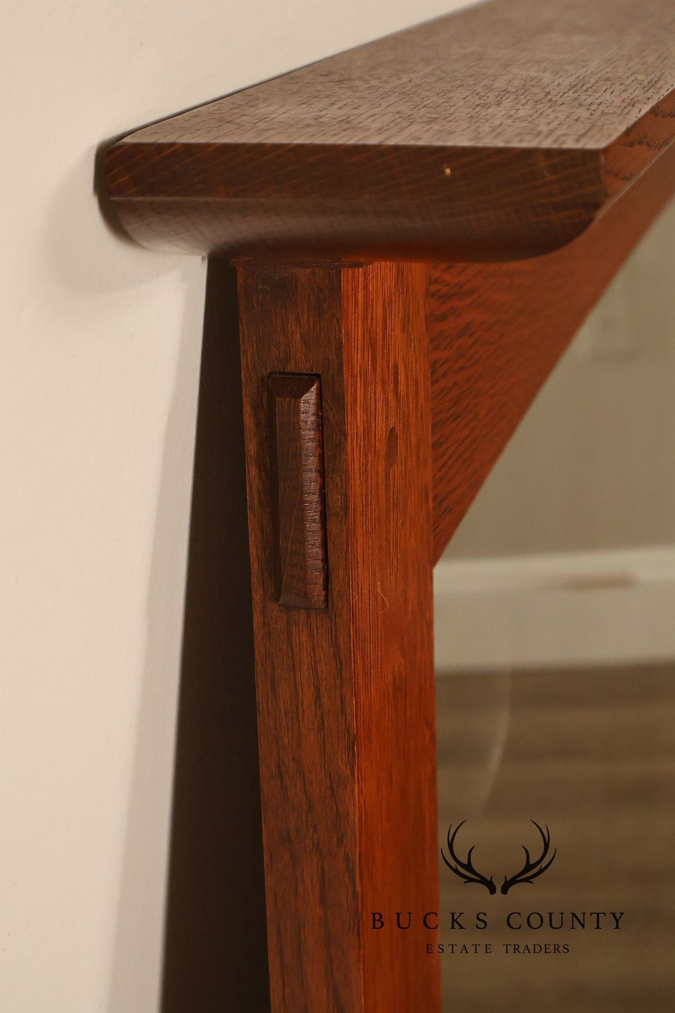 Stickley Mission Collection Oak Wall Mirror