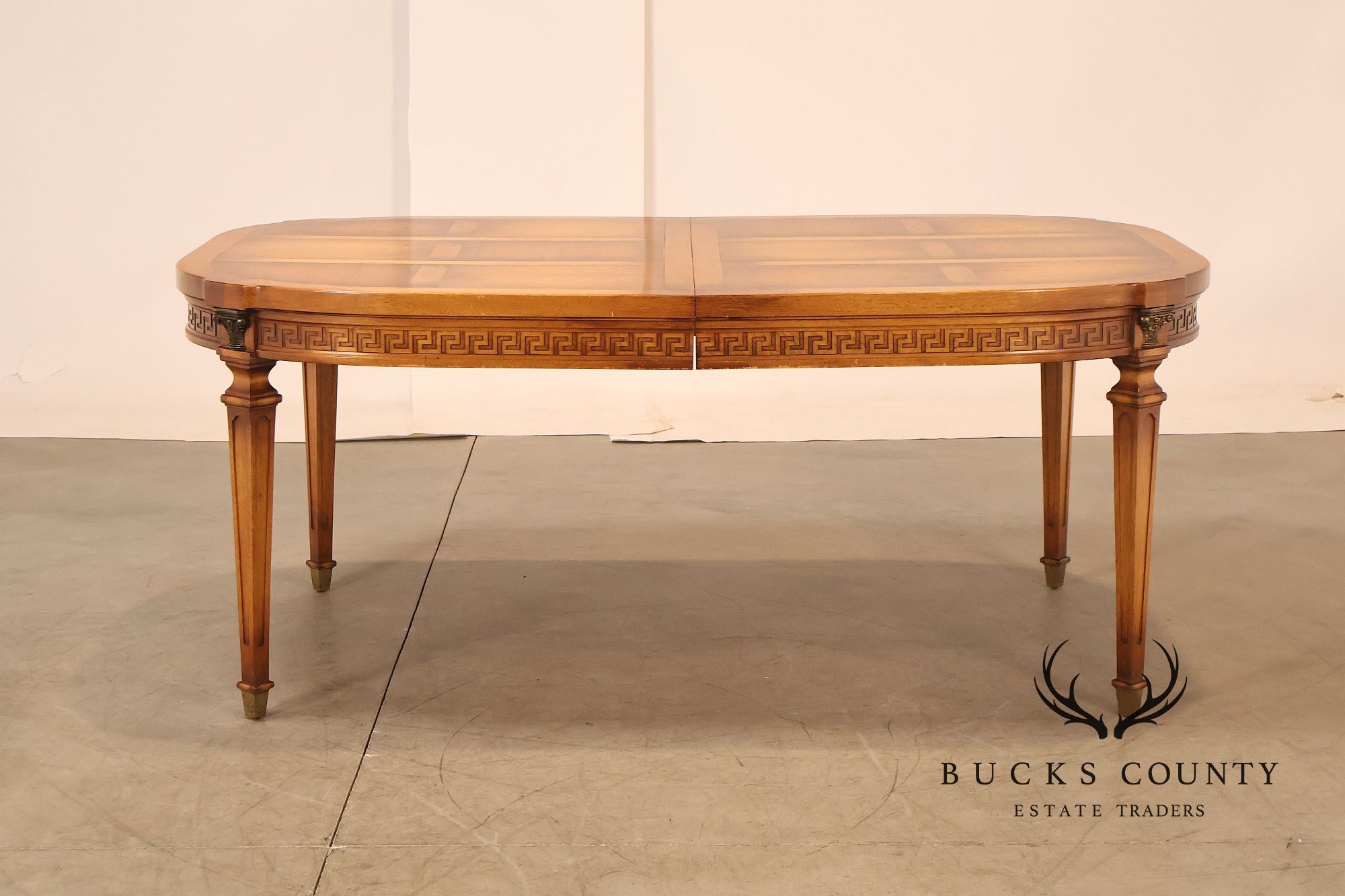Daniel Jones Inc. Neoclassical Style Expandable Dining Table