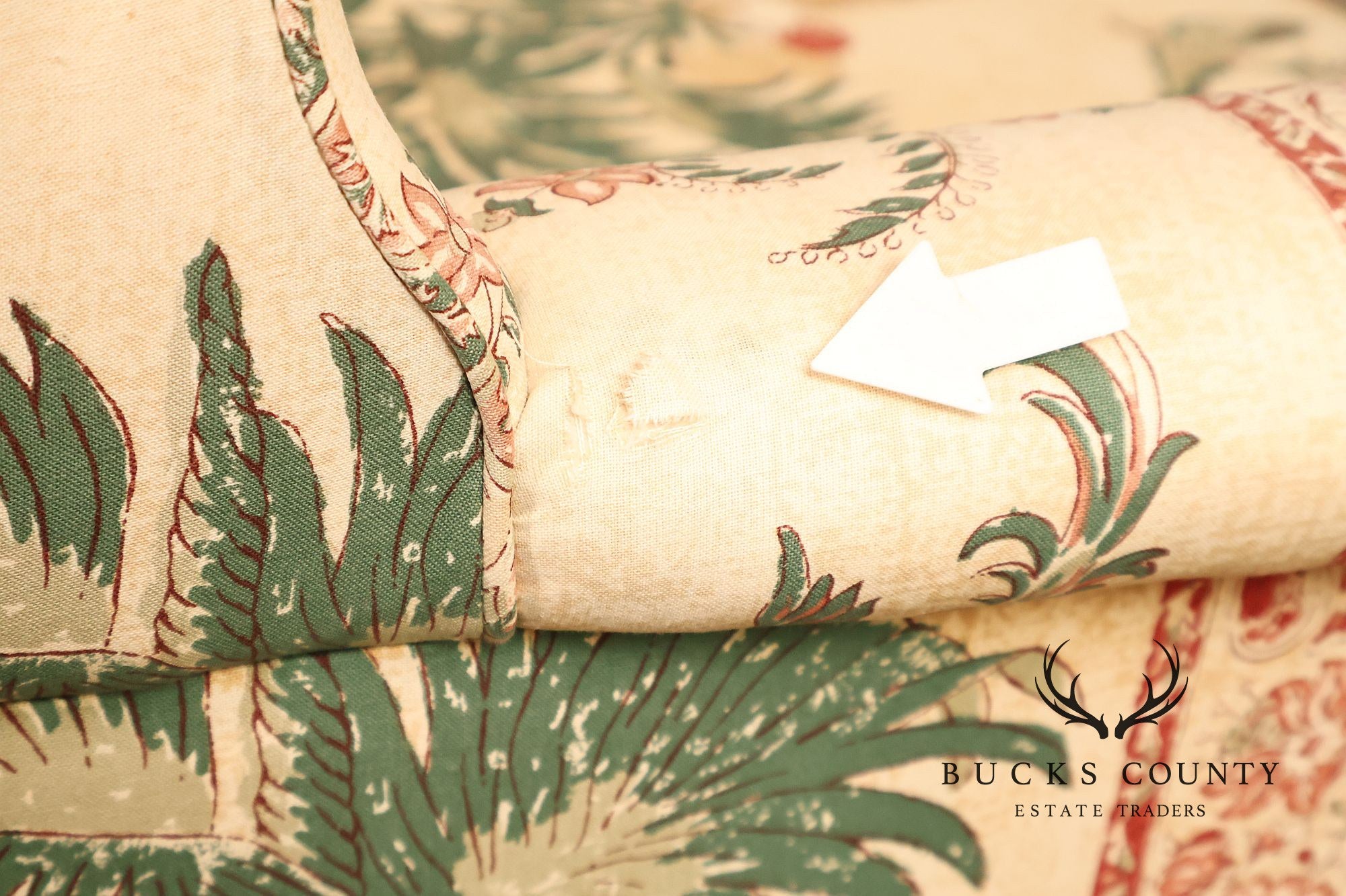 Kittinger Williamsburg Adaptation Chippendale Style Mahogany Wing Chair