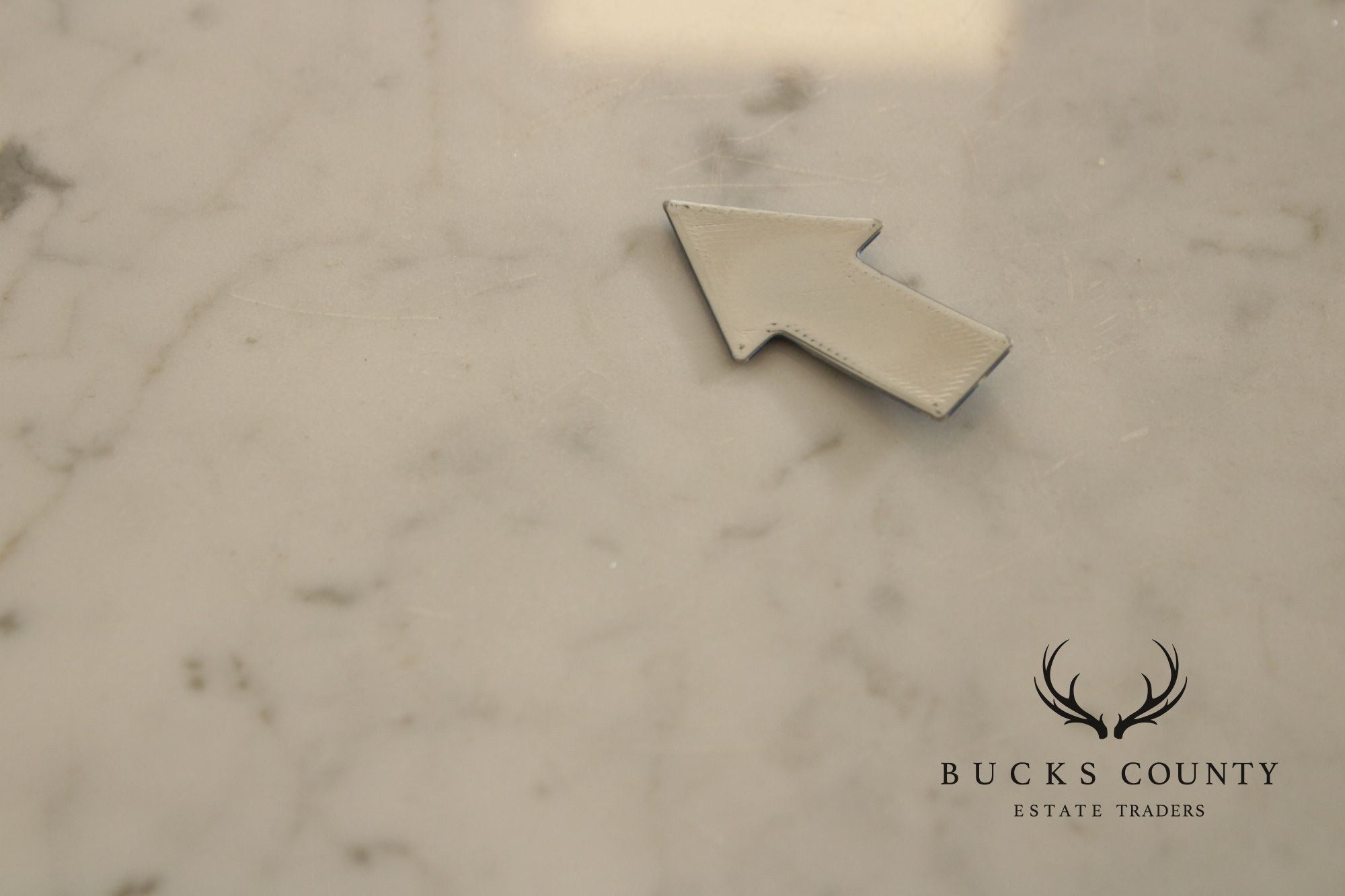 Victorian Style Marble Top Mahogany Side Table