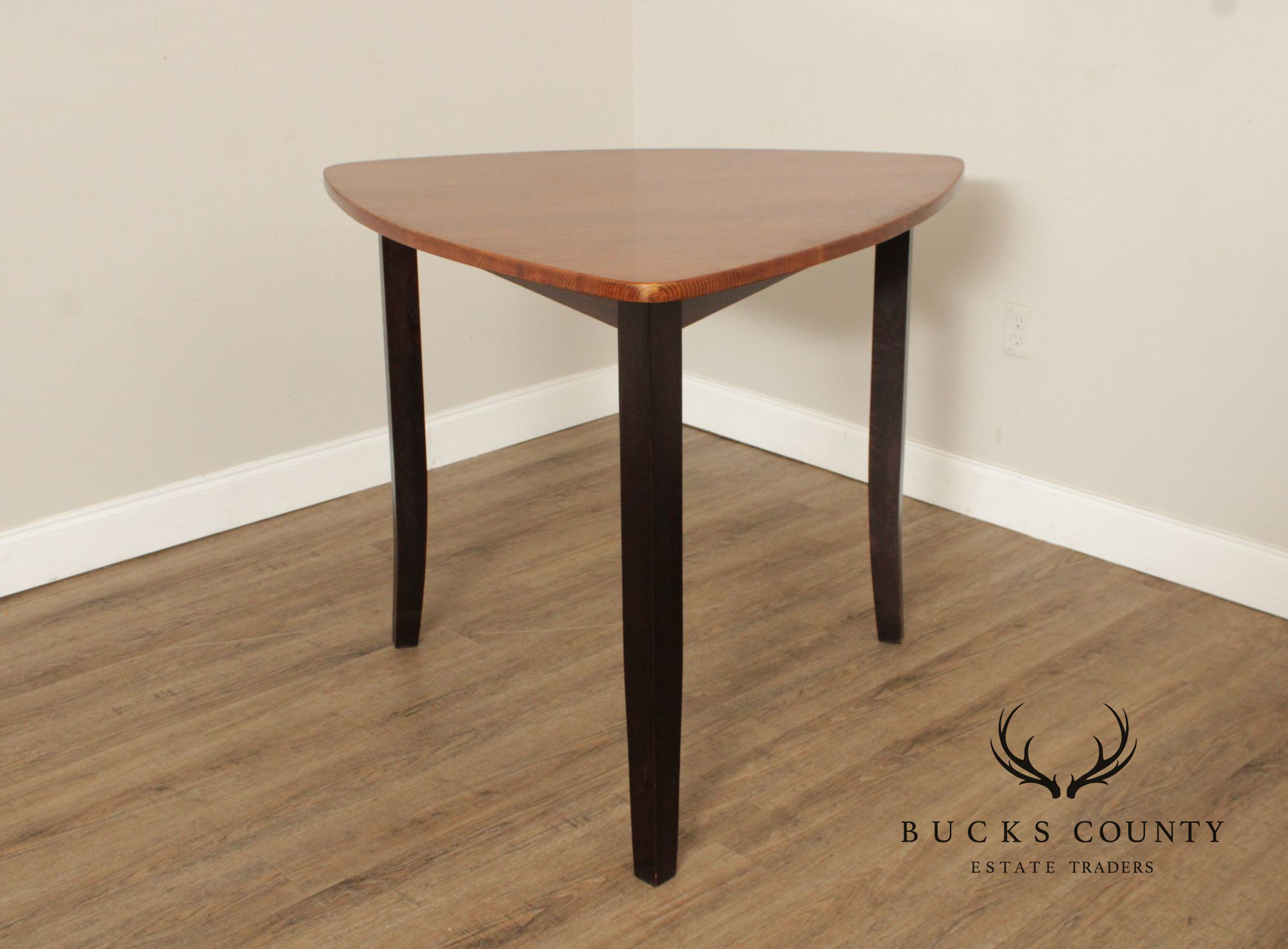 Custom Quality Modern Guitar Pick Oak Counter Height Dining Table