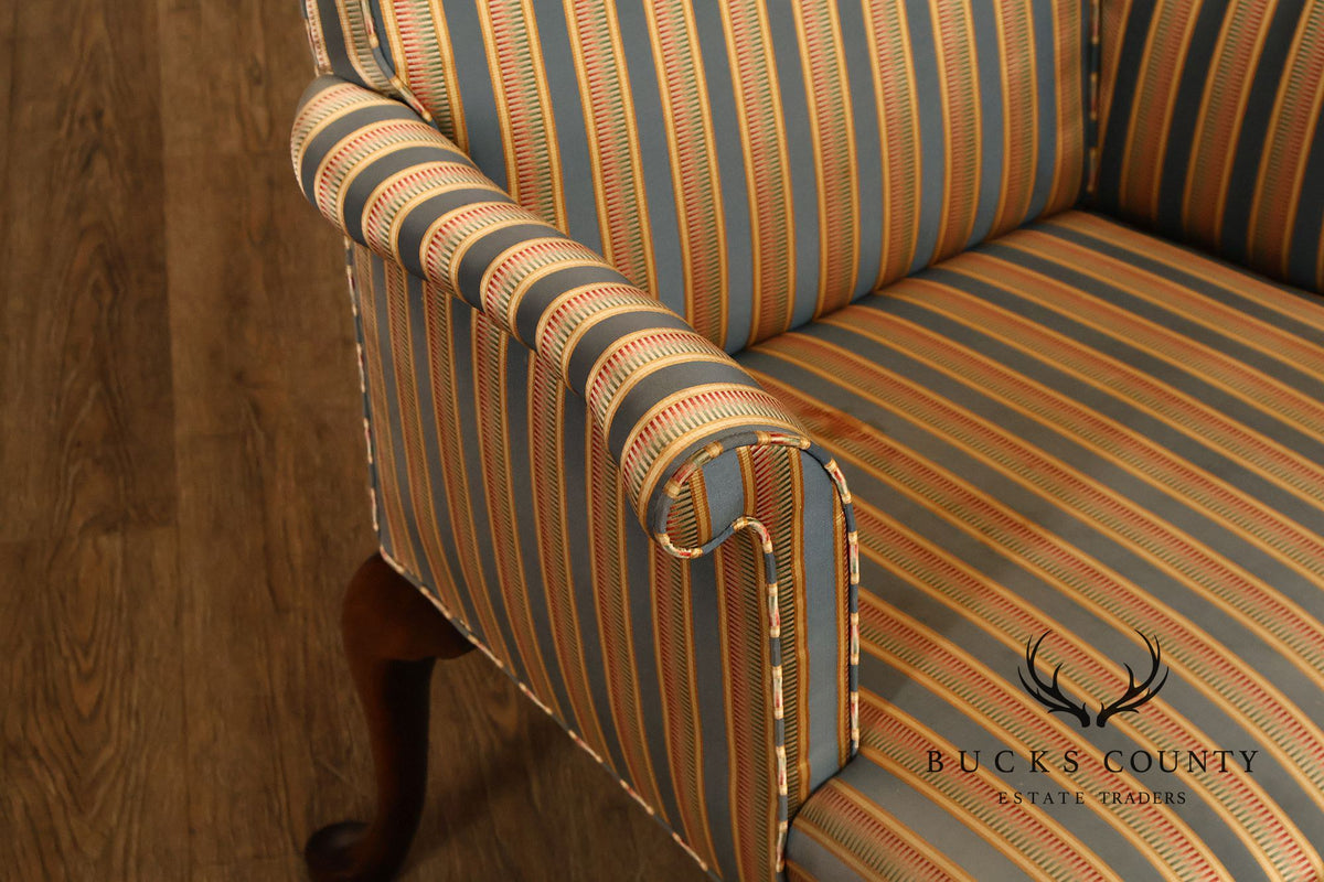 Georgian Style Carved Mahogany Armchair