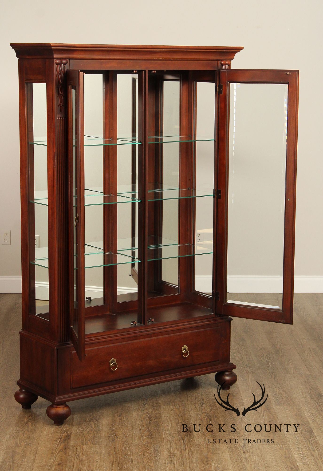 Ethan Allen British Classics Collection China Display Cabinet