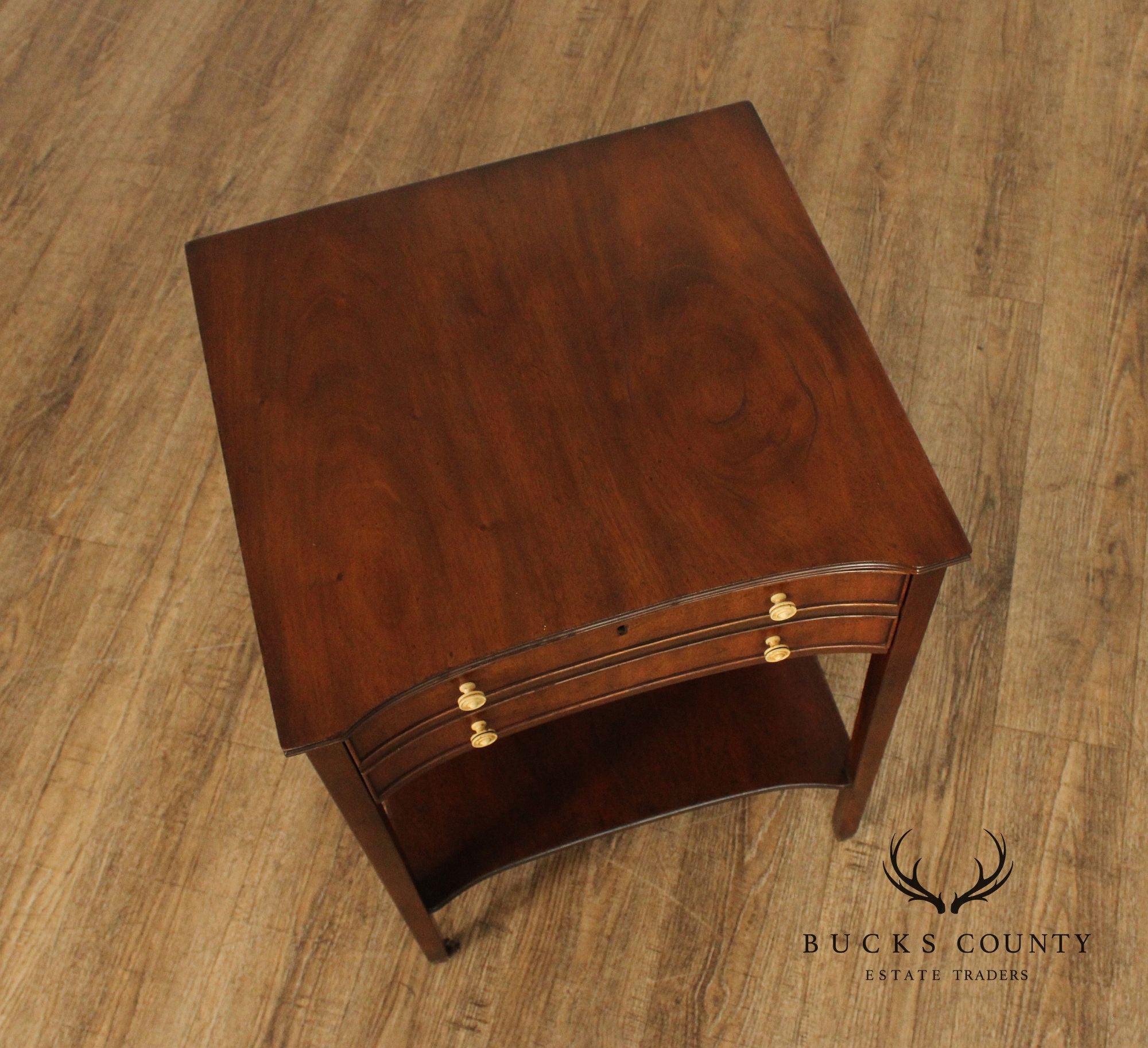 Kittinger Federal Style Mahogany One-Drawer End Table