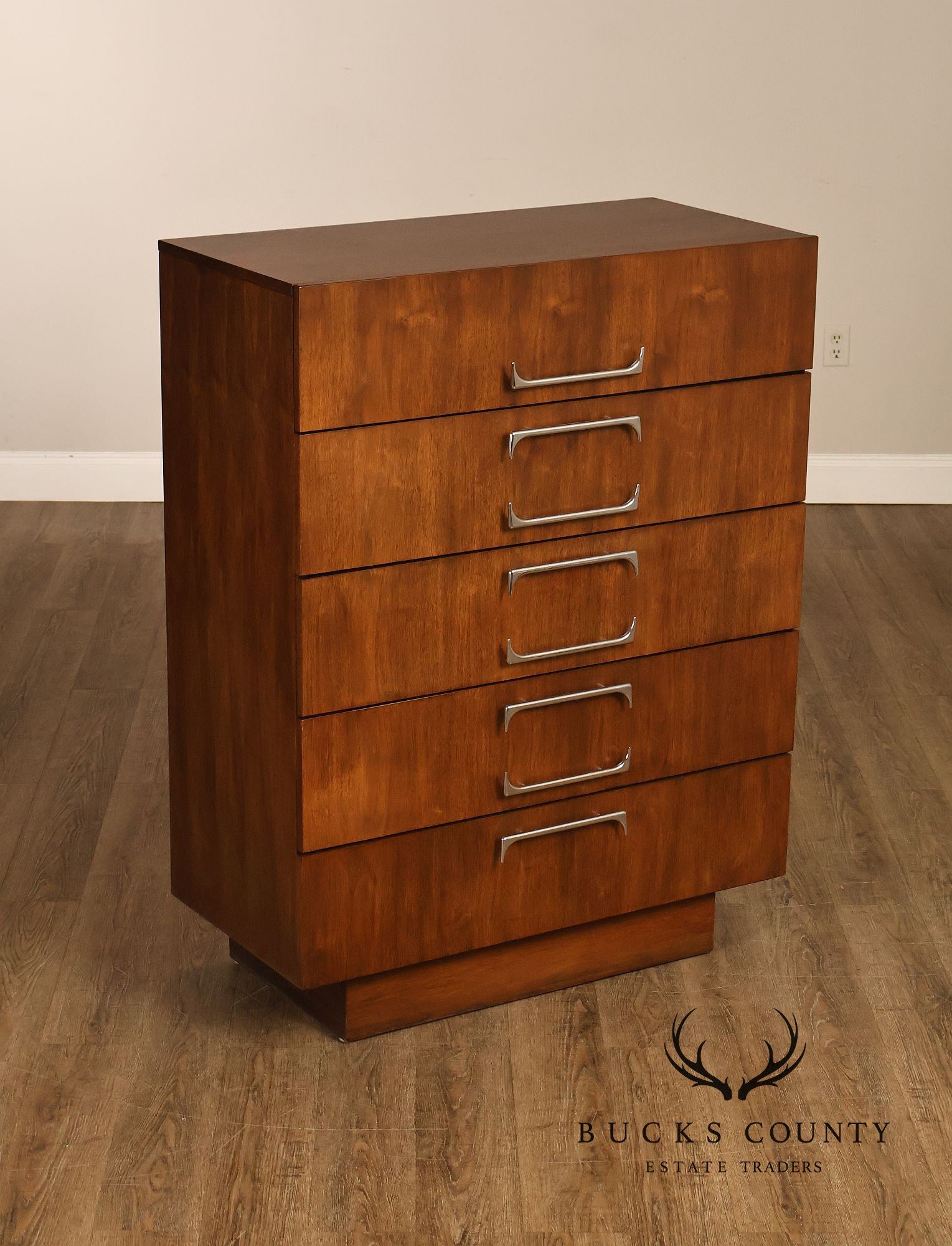 Adrian Pearsall For Craft Associates Mid Century Modern Walnut High Chest