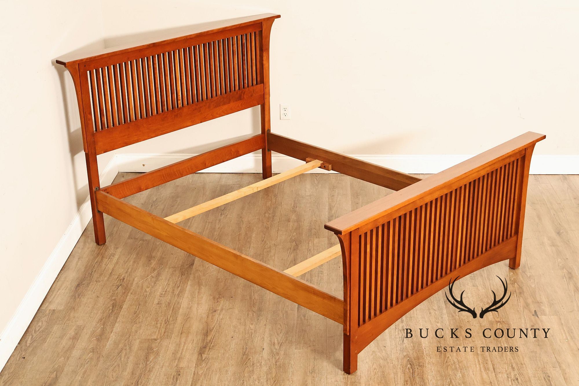 Stickley Mission Collection Cherry Spindle Full Size Bed