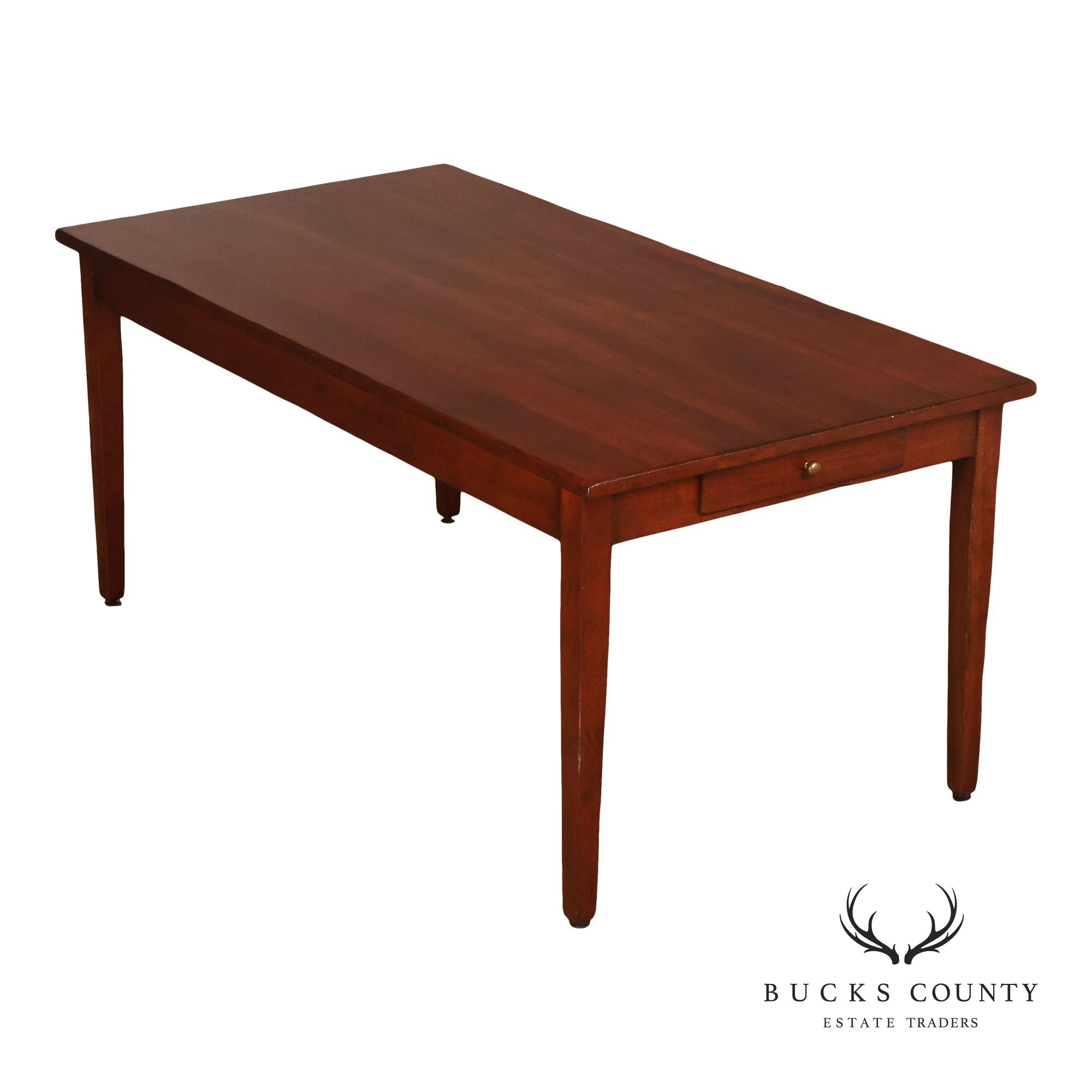 Wright Shaker Style Cherry Dining Table Farmhouse Table