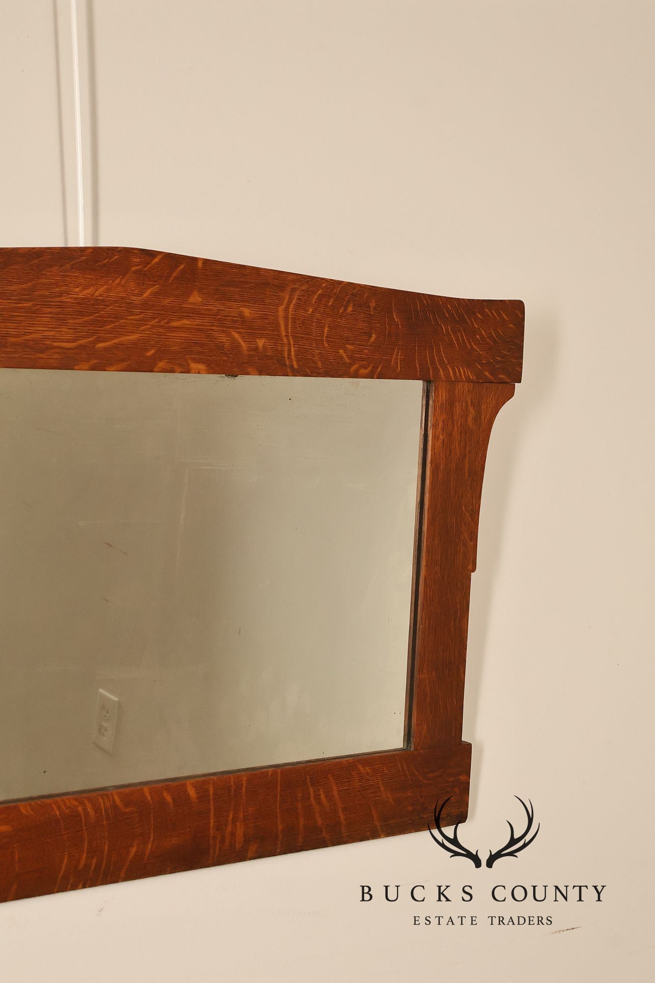 L. & J.G. Stickley Arts And Crafts Oak Wall Mirror