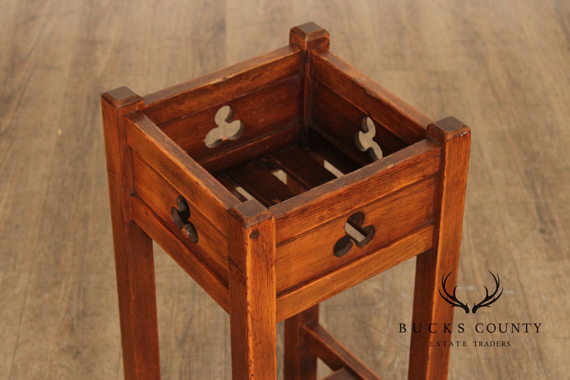 Antique Arts and Crafts Plant Stand