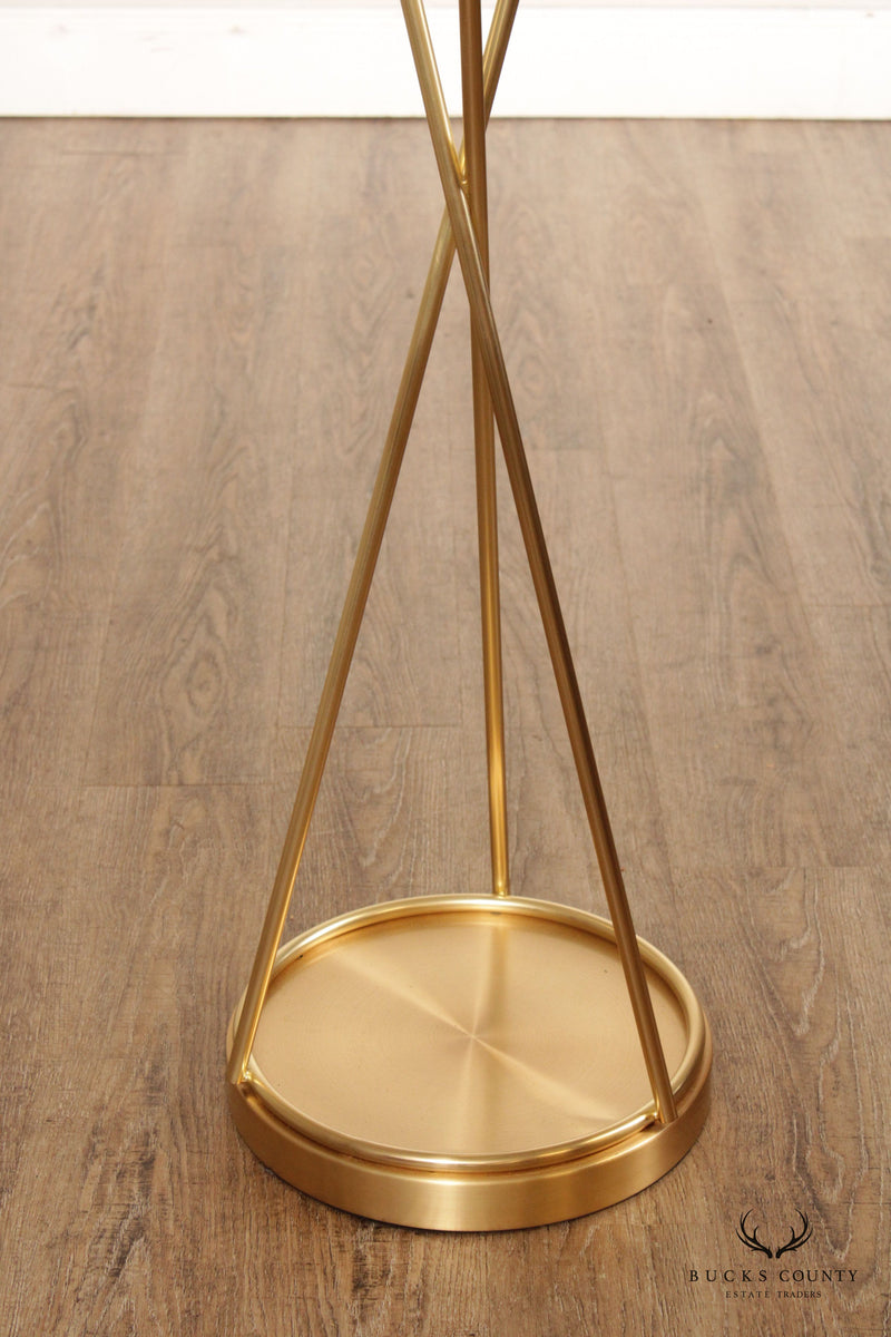 CB2 Minimalist Style 'Solis' Globe Floor Lamp