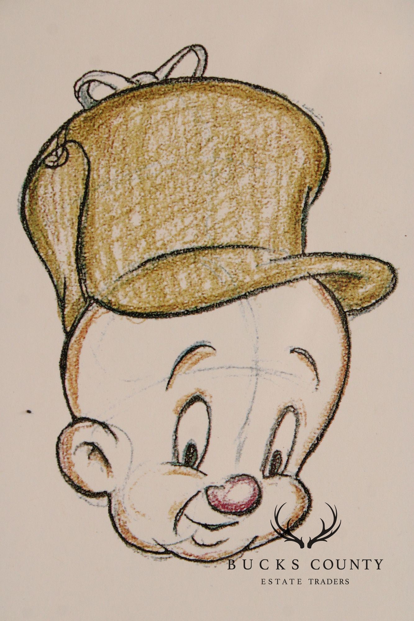 Virgil Ross Looney Tunes Character Sketch Lithograph