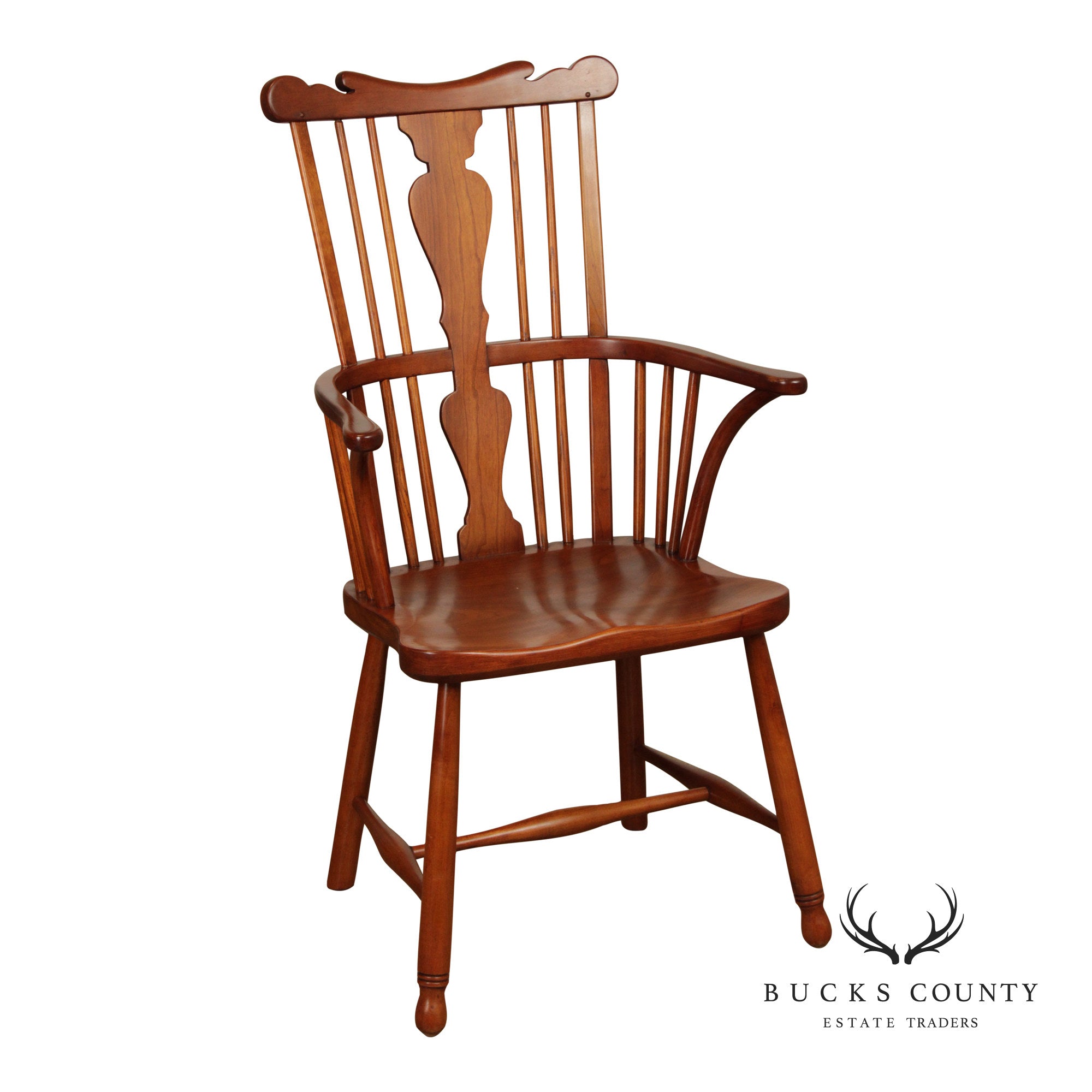 Stickley Vintage Cherry Windsor Armchair