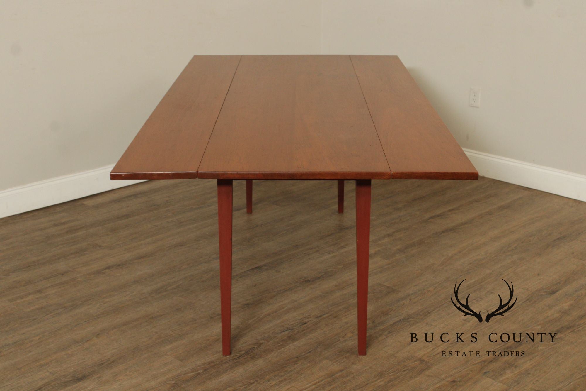 Wayne Kramer Bench Made Drop Leaf Harvest Dining Table