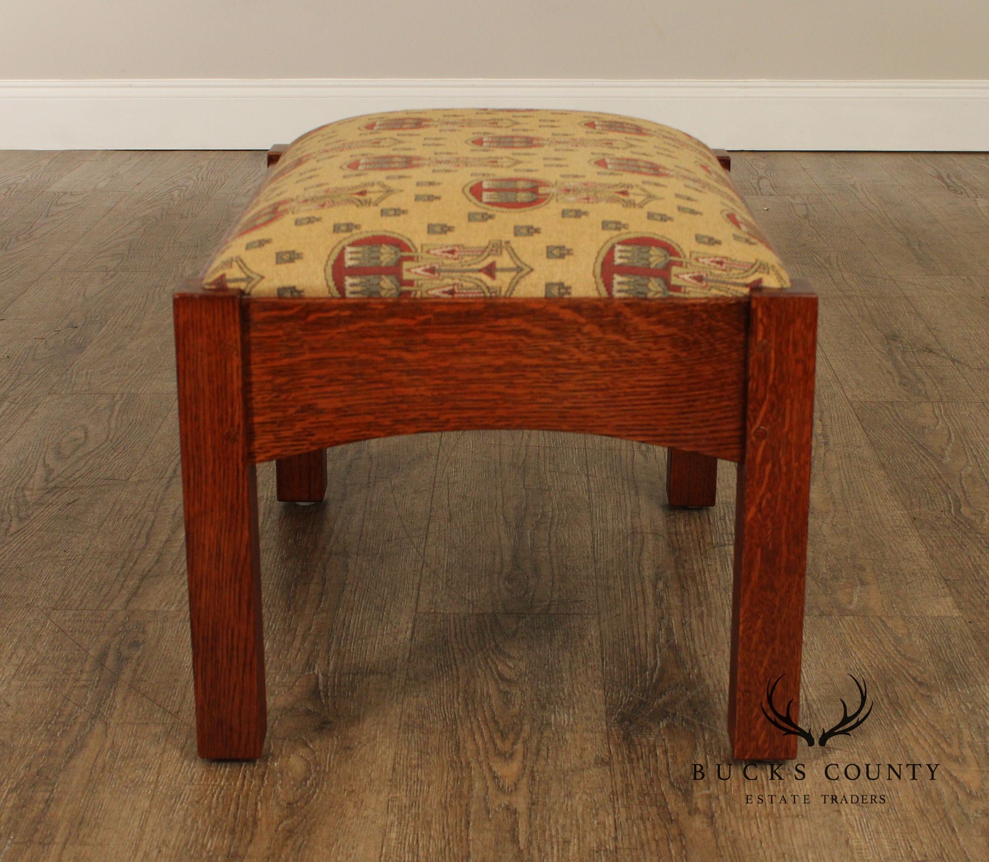 Stickley Mission Collection Oak Footstool