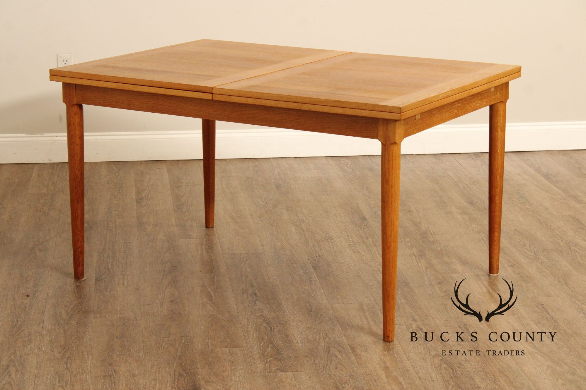 Danish Modern Extendable Dining Table