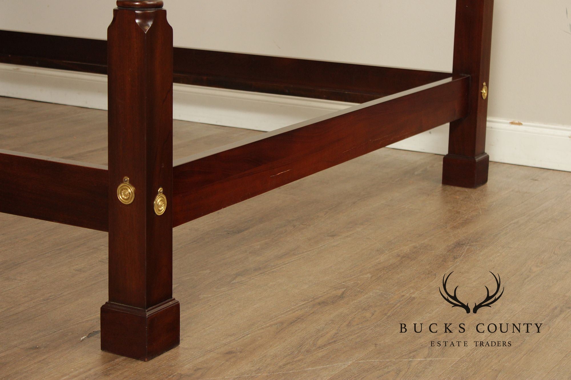 Mahogany Queen Size Four Poster Bed