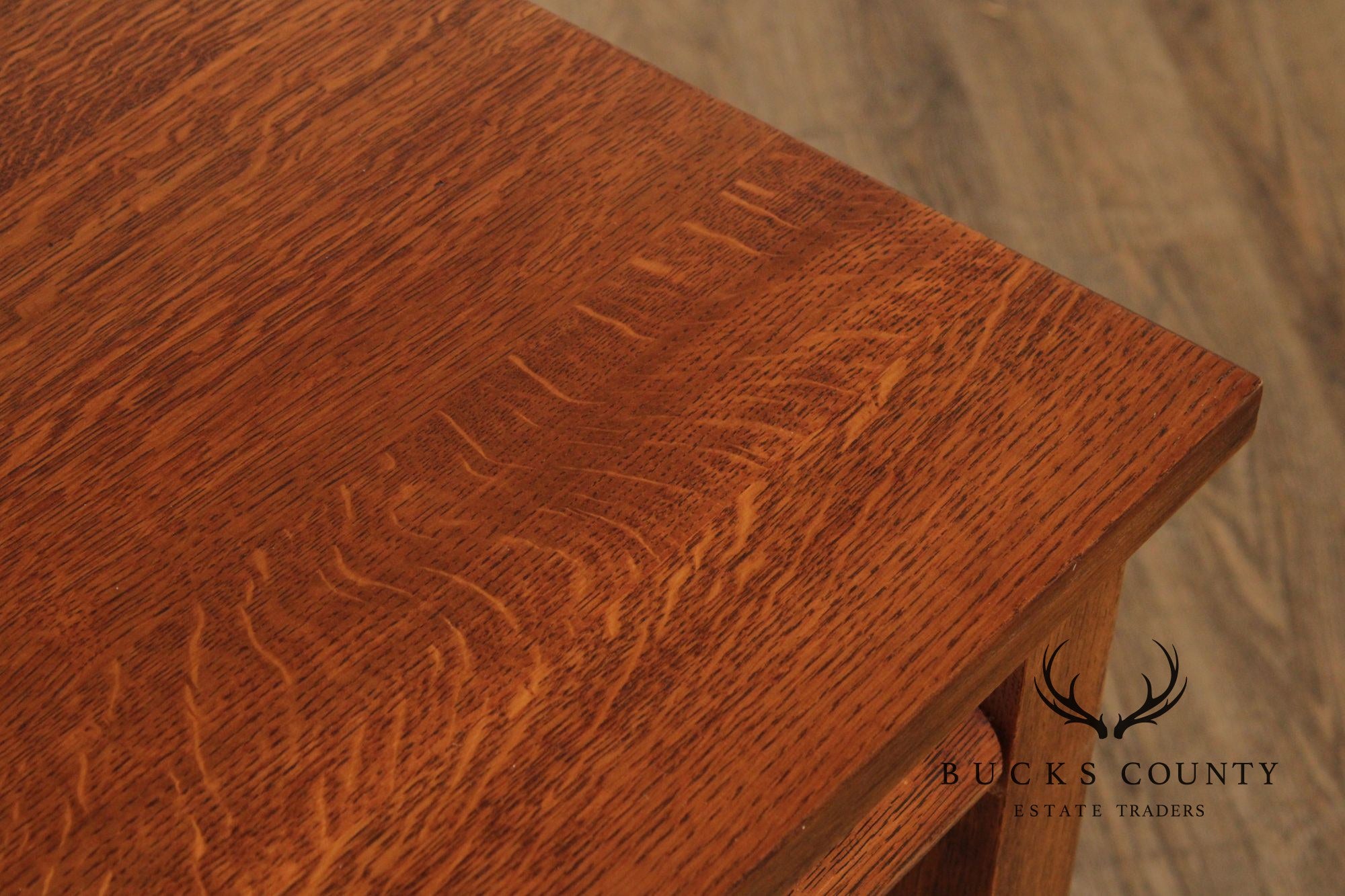 Stickley Mission Collection Oak Spindle Desk