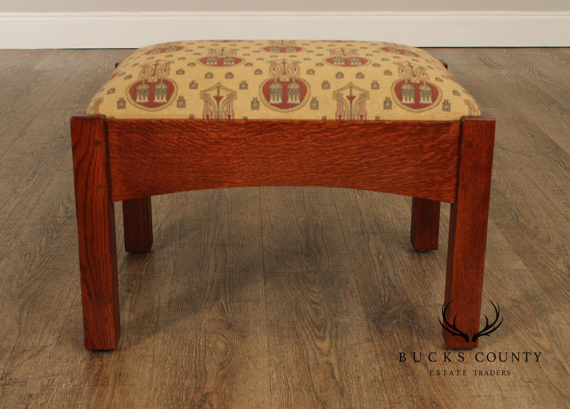 Stickley Mission Collection Oak Footstool