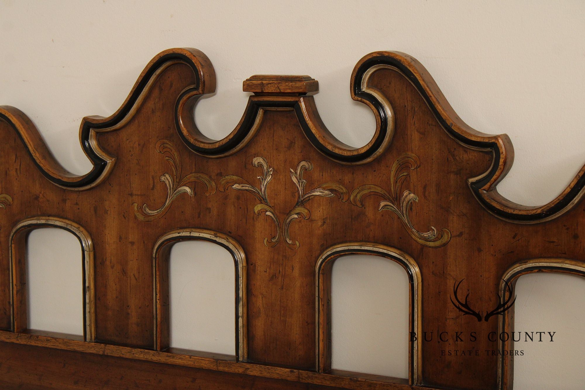 Heritage Grand Tour Vintage Walnut King Headboard