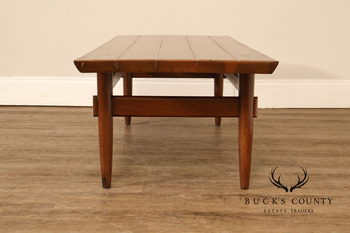 American Of Martinsville Furniture Slat Top Bench