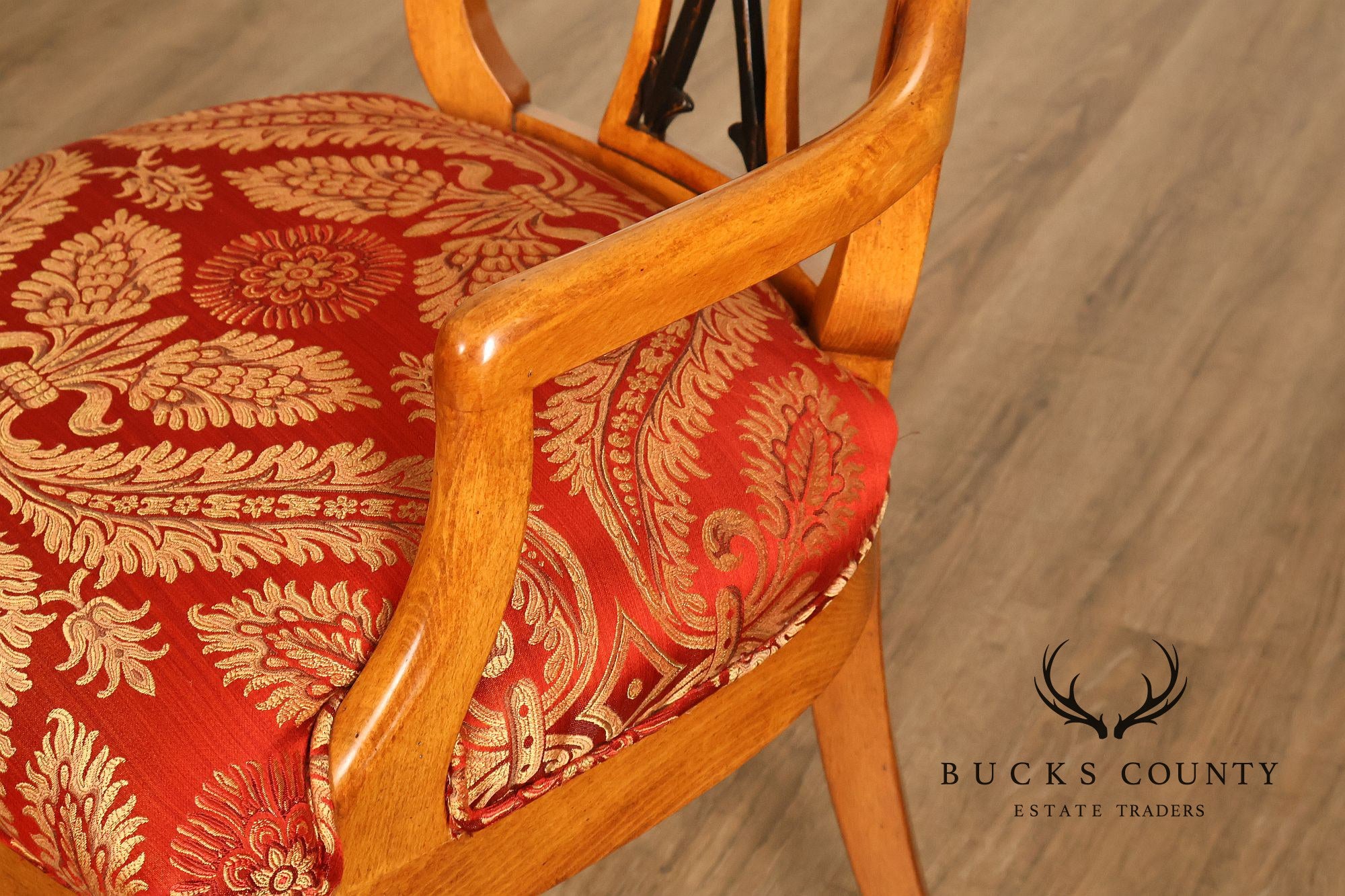 William Switzer French Empire Style Arrowback Armchair