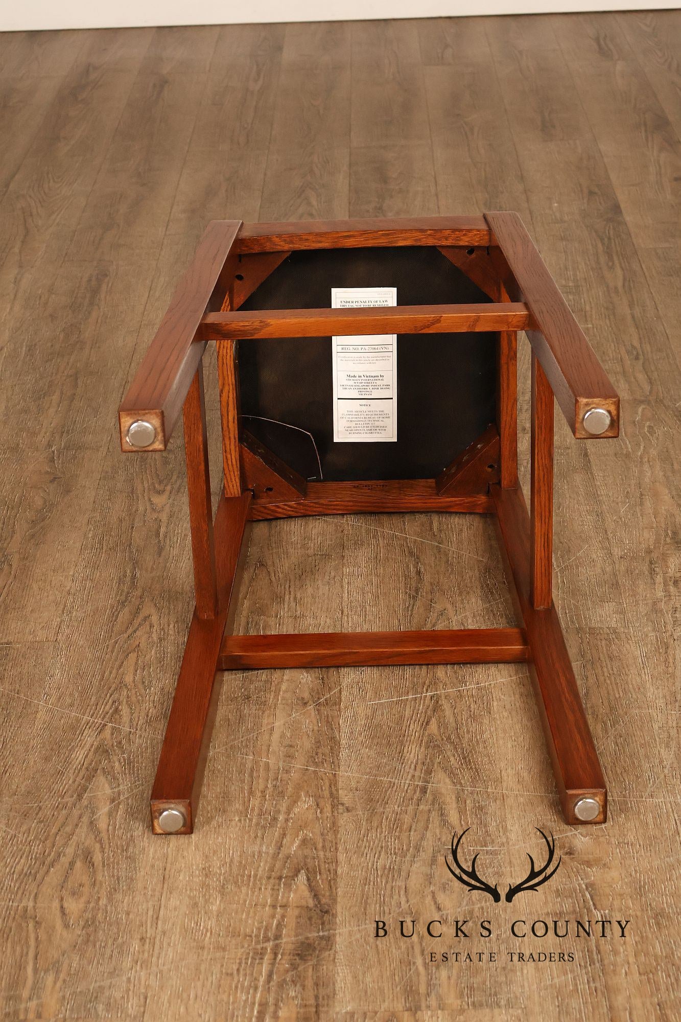 Stickley Mission Collection Oak Backless Stool